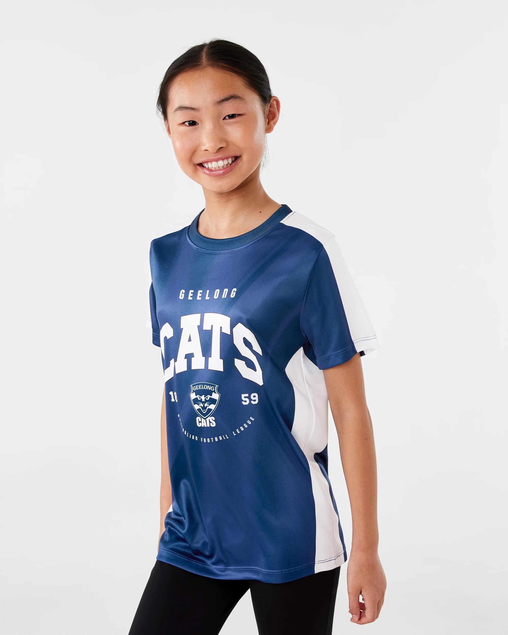 2 Official AFL Youth Training T-shirt Geelong, 2 of 8