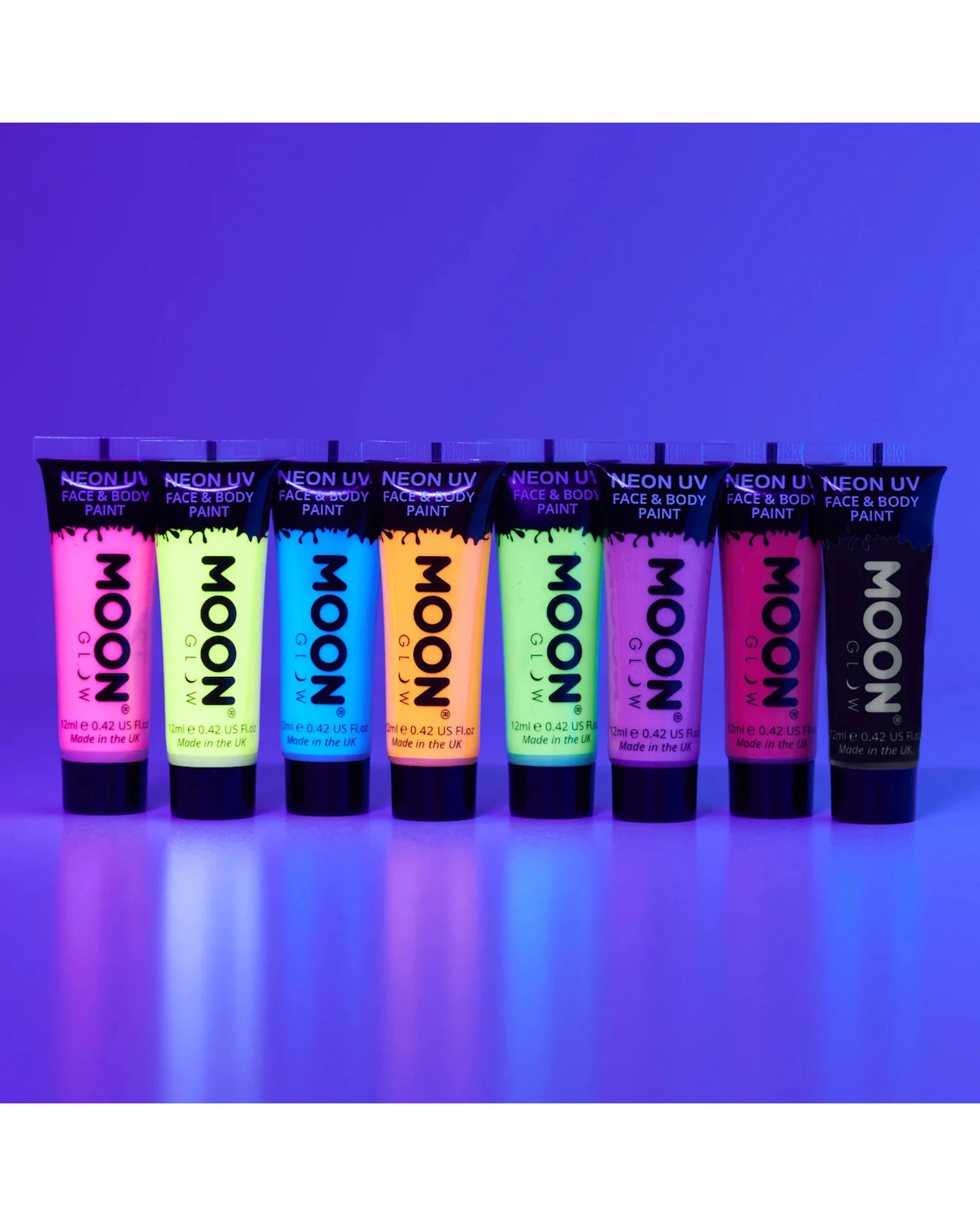 2 Oceana Moon Glow Intense Neon UV Face And Body Paint 12ml - One Size - Green, 2 of 3