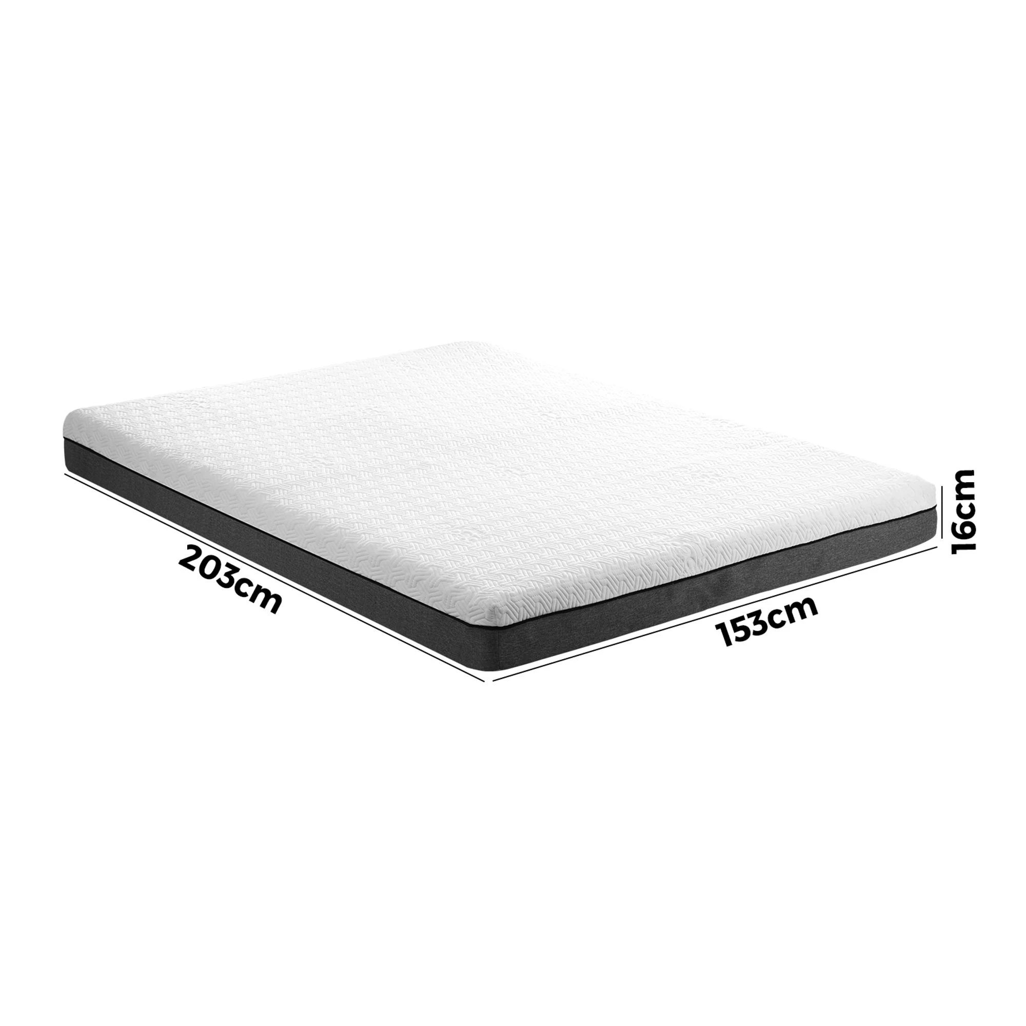 10 Bedra Bedding Mattress Gel Memory Foam Mattresses Queen Bed No Spring Firm Flippable - Multi, 10 of 10