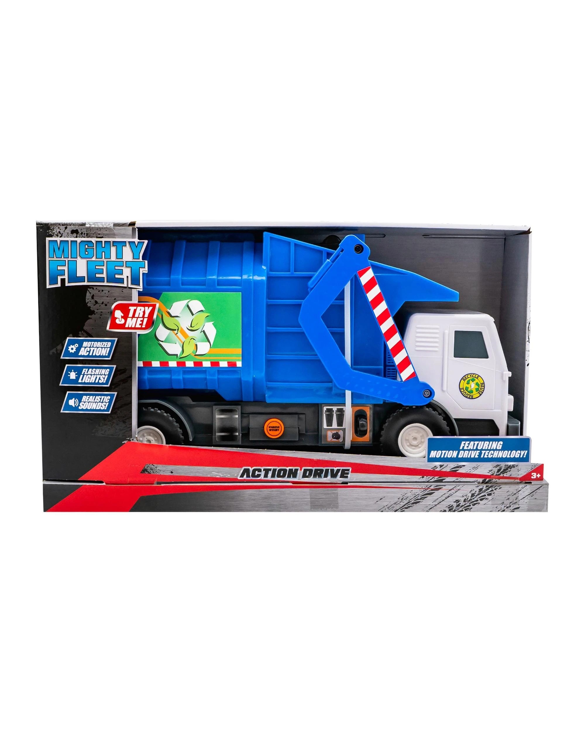 1 Mighty Fleet Action Drive Garbage Truck, 1 of 2
