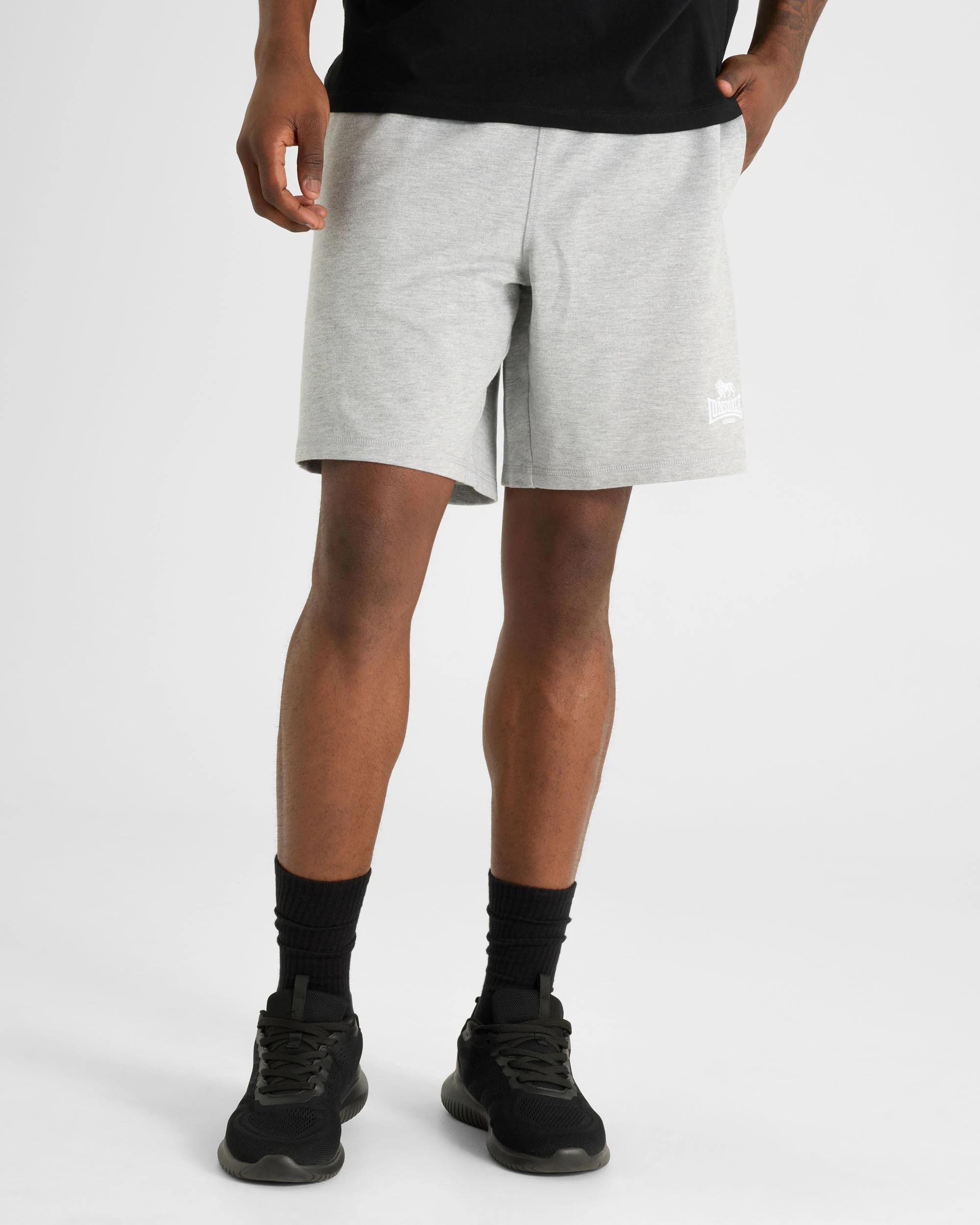 1 Lonsdale London Original Track Shorts GREY MARLE, 1 of 6