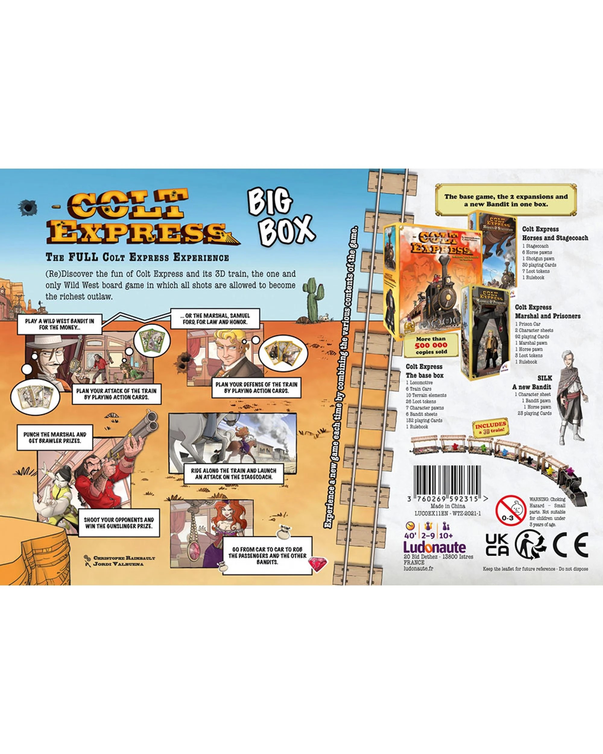 3 Ludonaute Colt Express Big Box Card Game, 3 of 4