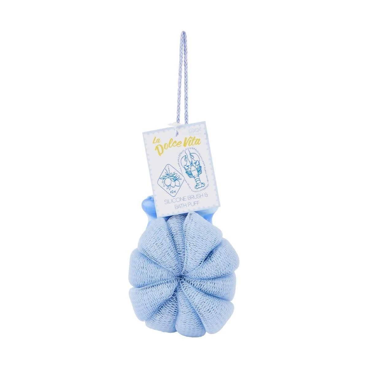 4 OXX Bodycare La Dolce Vita Silicone Brush and Bath Puff, 4 of 4