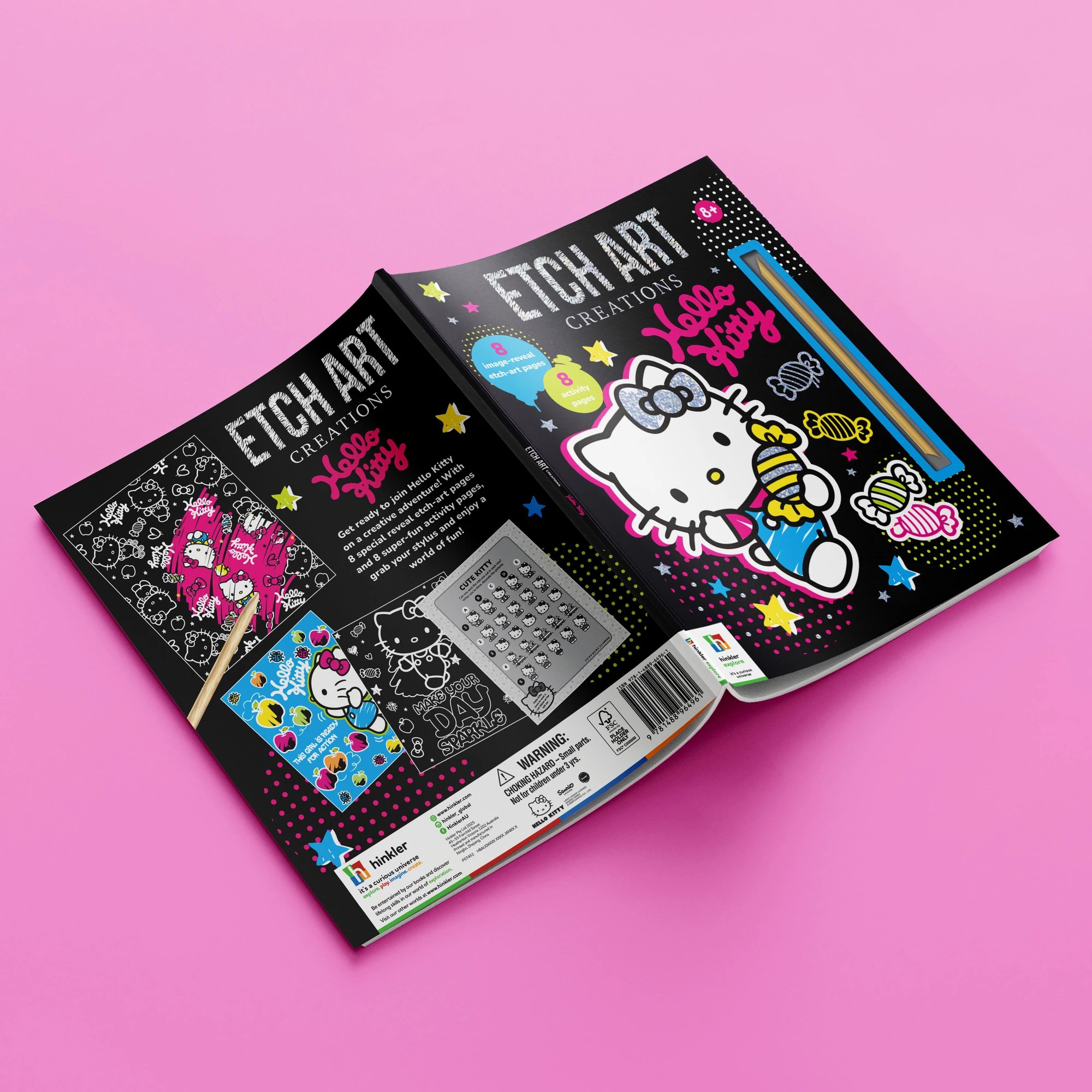 3 Etch Art Creations: Hello Kitty - Book, 3 of 7