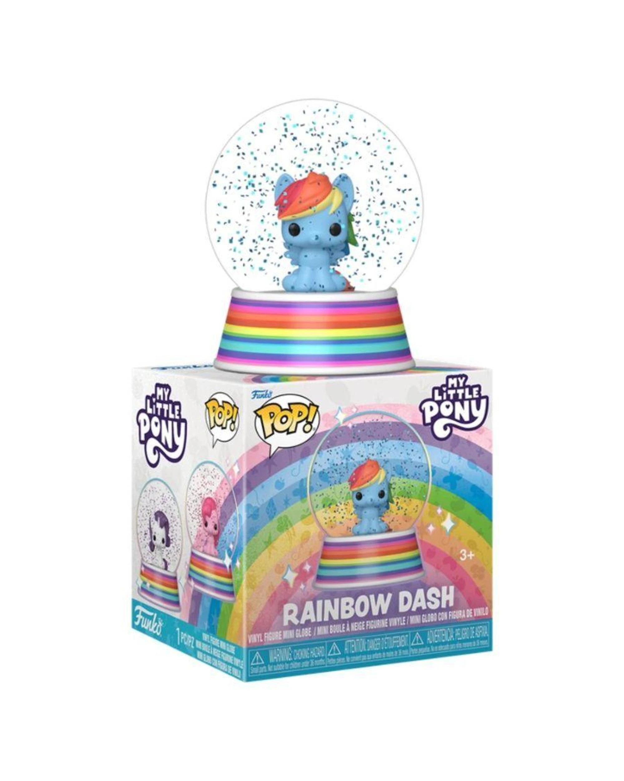 3 My Little Pony Mini Glitter Globes Funko POP! Vinyl Assortment, 3 of 5