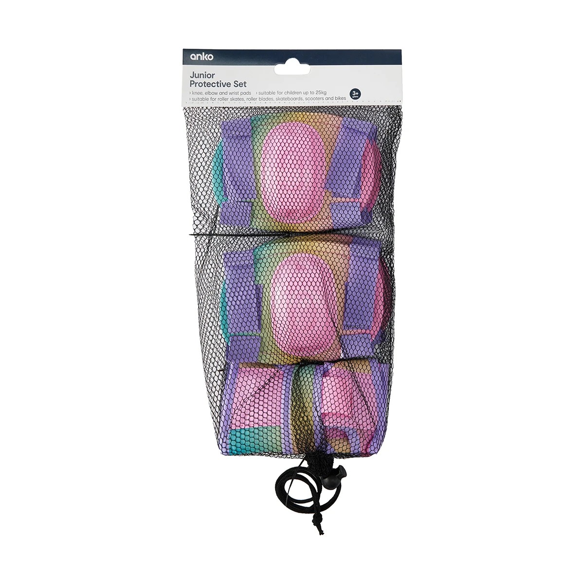 4 Junior Protective Set - Pink, 4 of 4