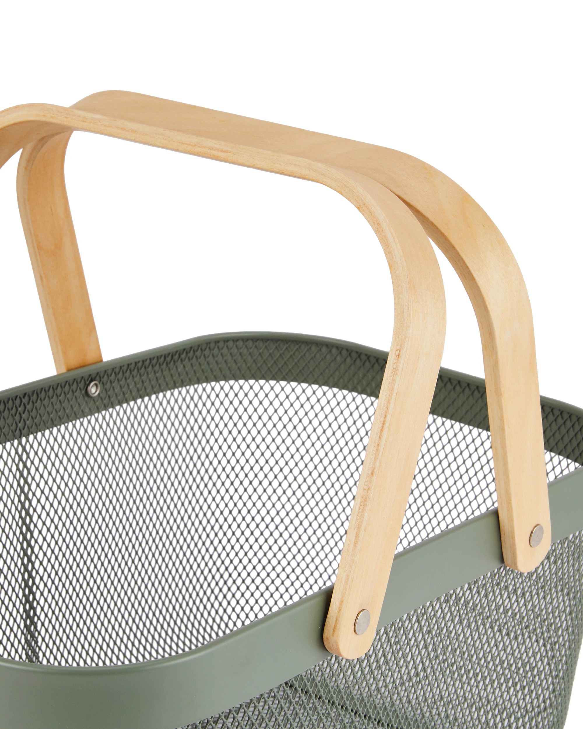 3 Large Mesh Basket - Green, 3 of 5