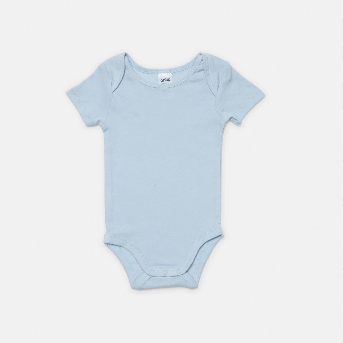 3 5 Pack Short Sleeve Bodysuits BLUE MULTI PACK, 3 of 8