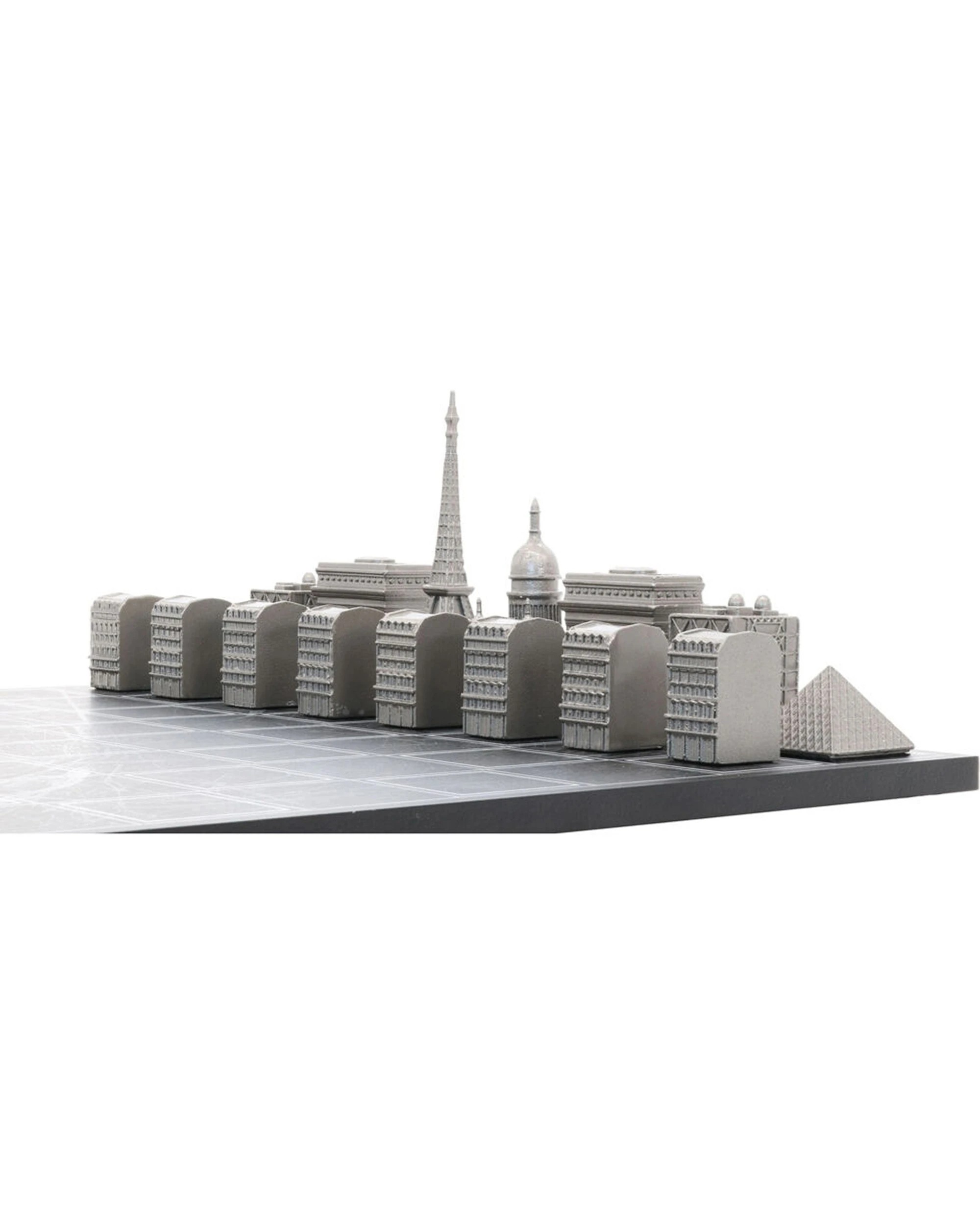 6 Skyline Chess 33pc Paris Edition Wood Board With Printed Paris Map Chess - Multi, 6 of 7