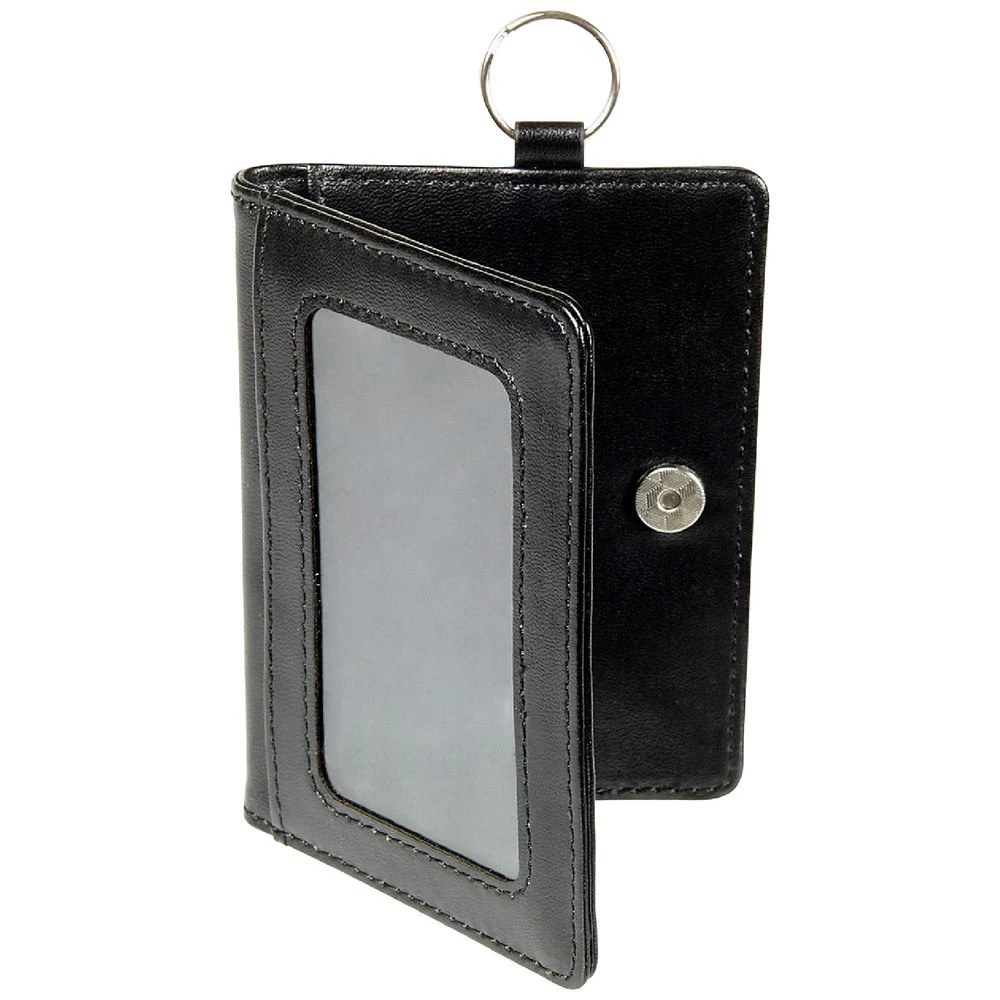 1 Rexel Leatherette Pass Holder and Wallet with Key Ring, 1 of 2