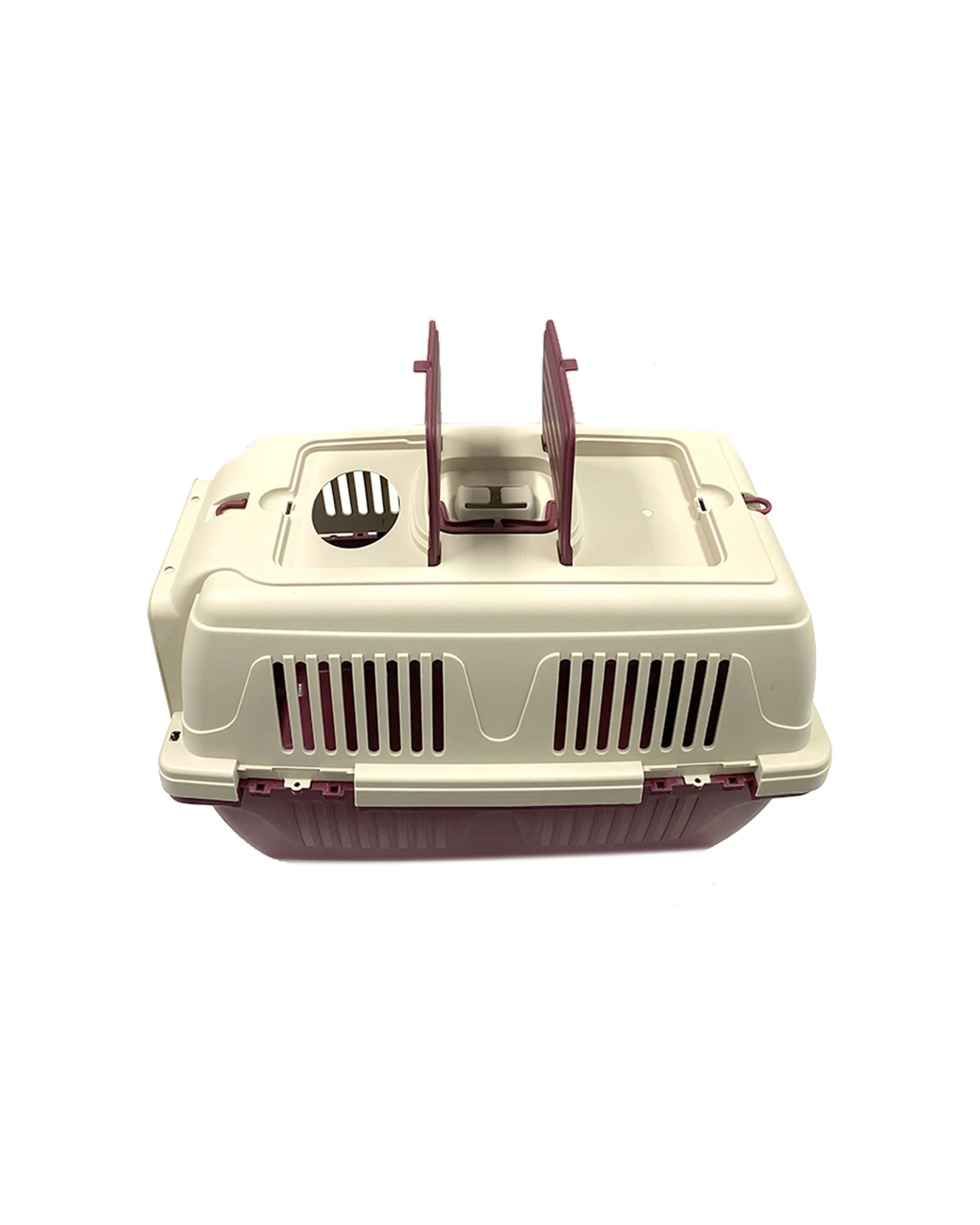 3 Showmaster Deluxe Plastic Pet Cat & Dog Transport Carrier Large - Assorted, 3 of 3