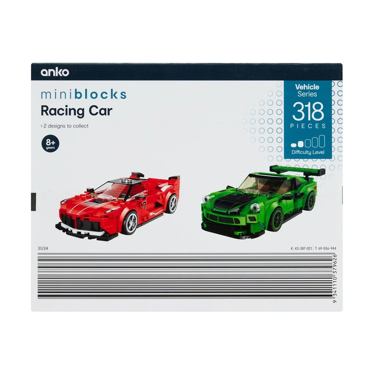 4 Mini Blocks Vehicle Series: Racing Car - Assorted, 4 of 6