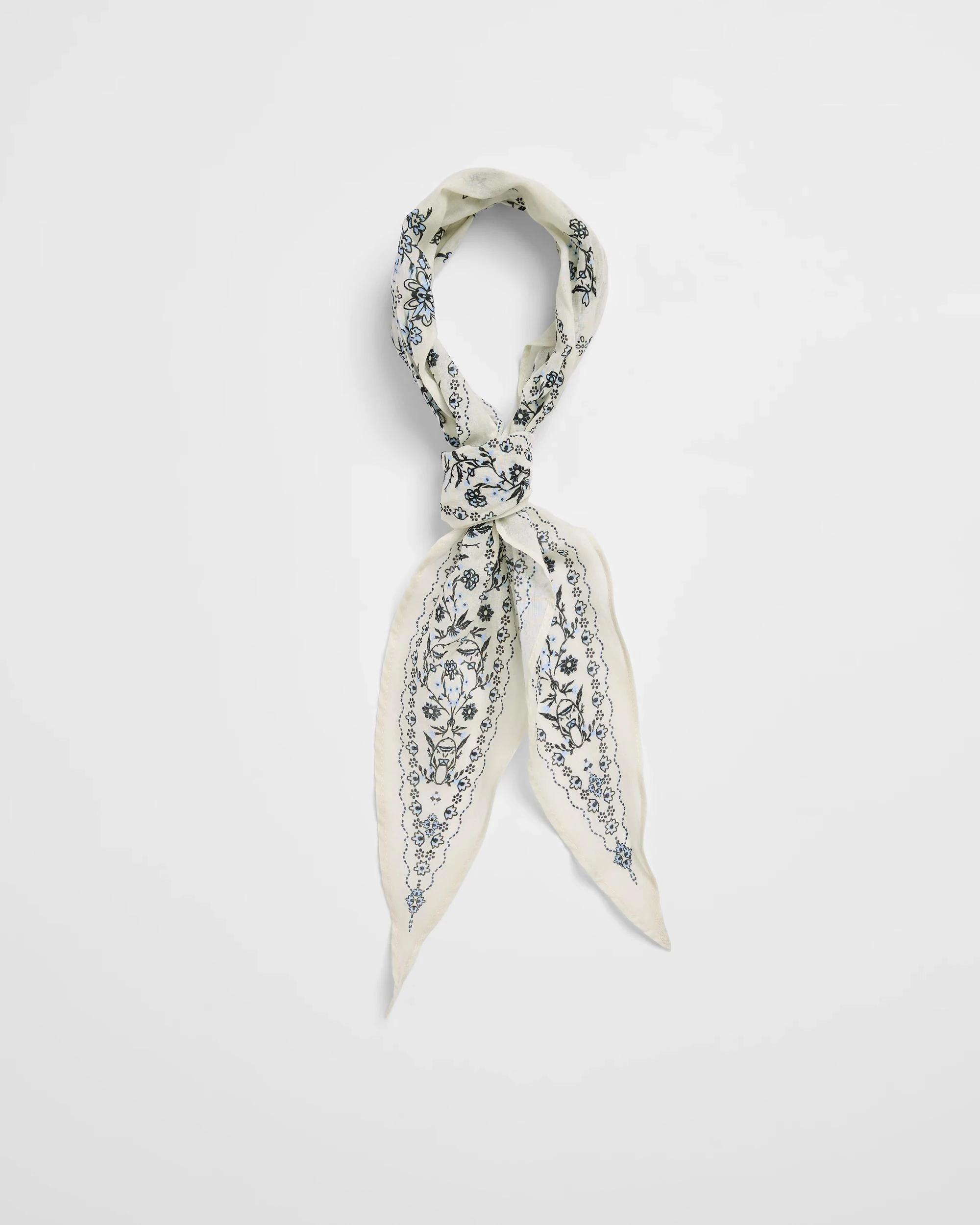 1 Target Diamond Organic Cotton Scarf WHITE, 1 of 2