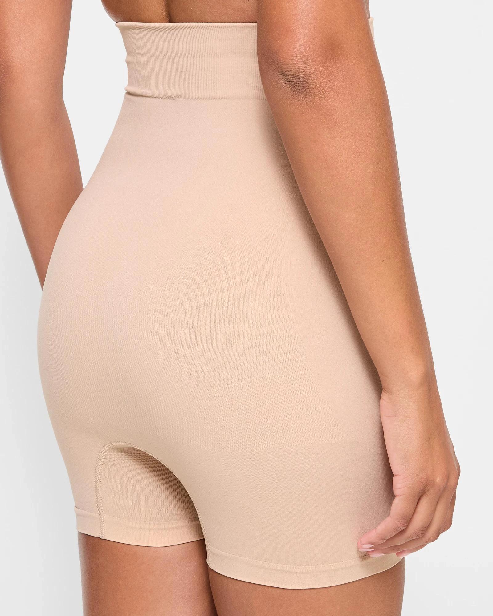 2 Target Woman Seamfree Sculpt High Waisted Shorts NUDE, 2 of 4