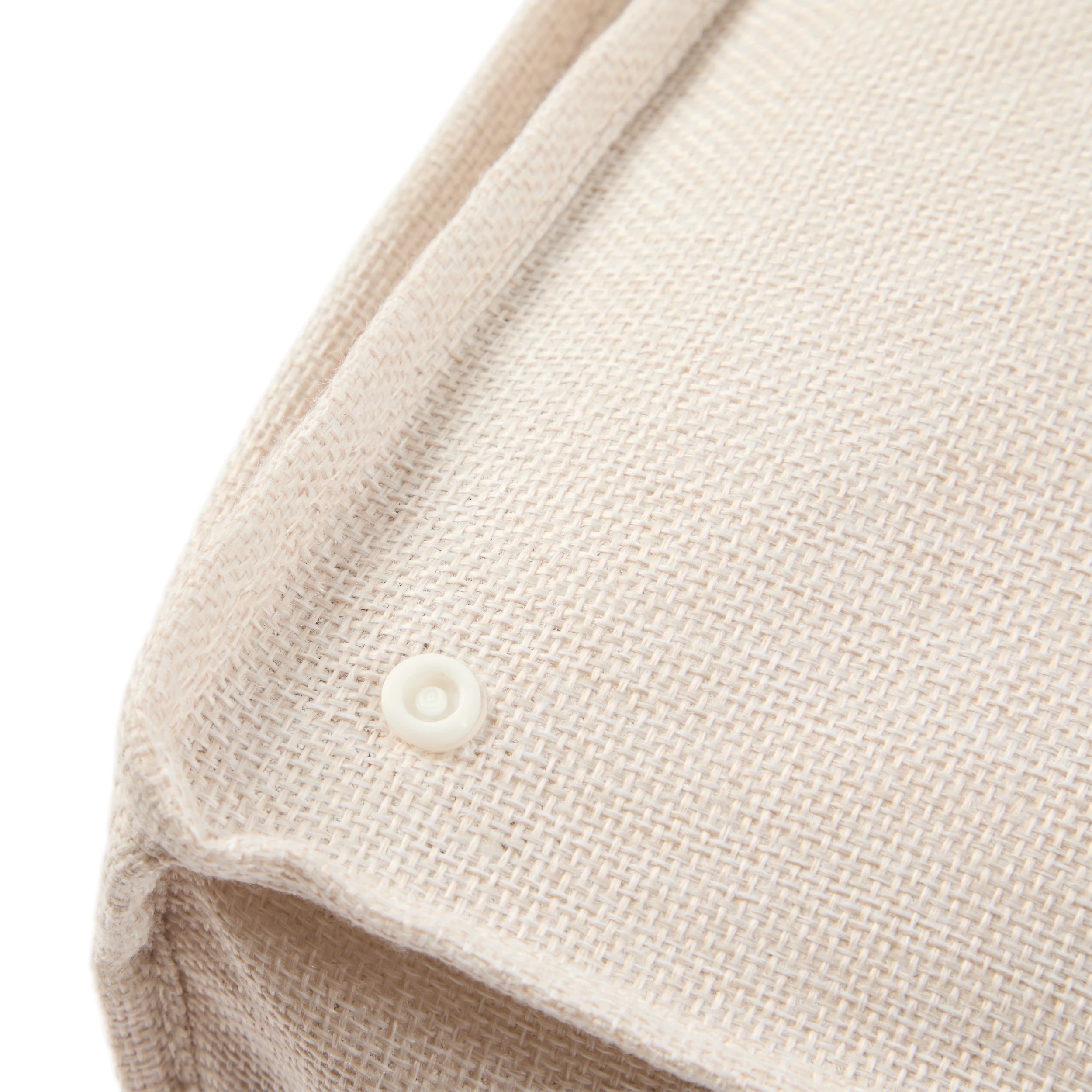 9 Linen Look 2 Section Large Storage Bag, 9 of 9