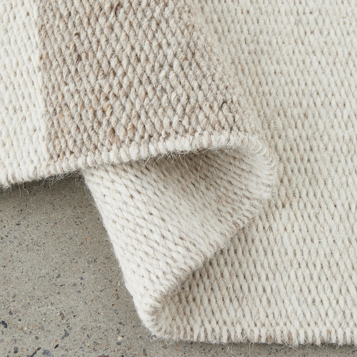 6 Common Ground Rugs Fjord Odin 380x280cm - Extra Large Handwoven Wool Floor Rug - Beige, 6 of 6