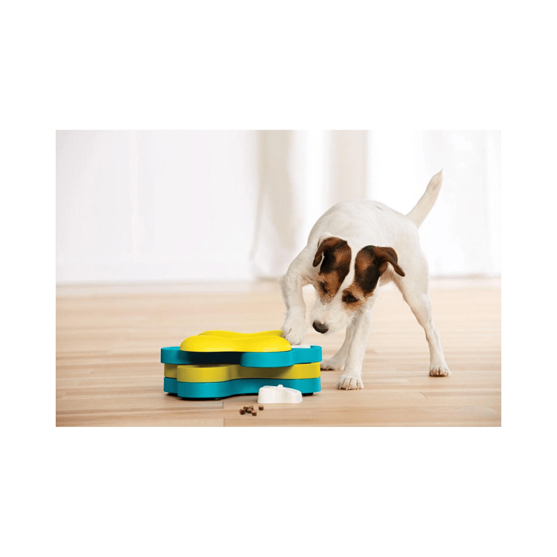 8 Outward Hound Nina Ottosson Dog Tornado Interactive Treat Dispenser Dog Toy Blue, 8 of 8