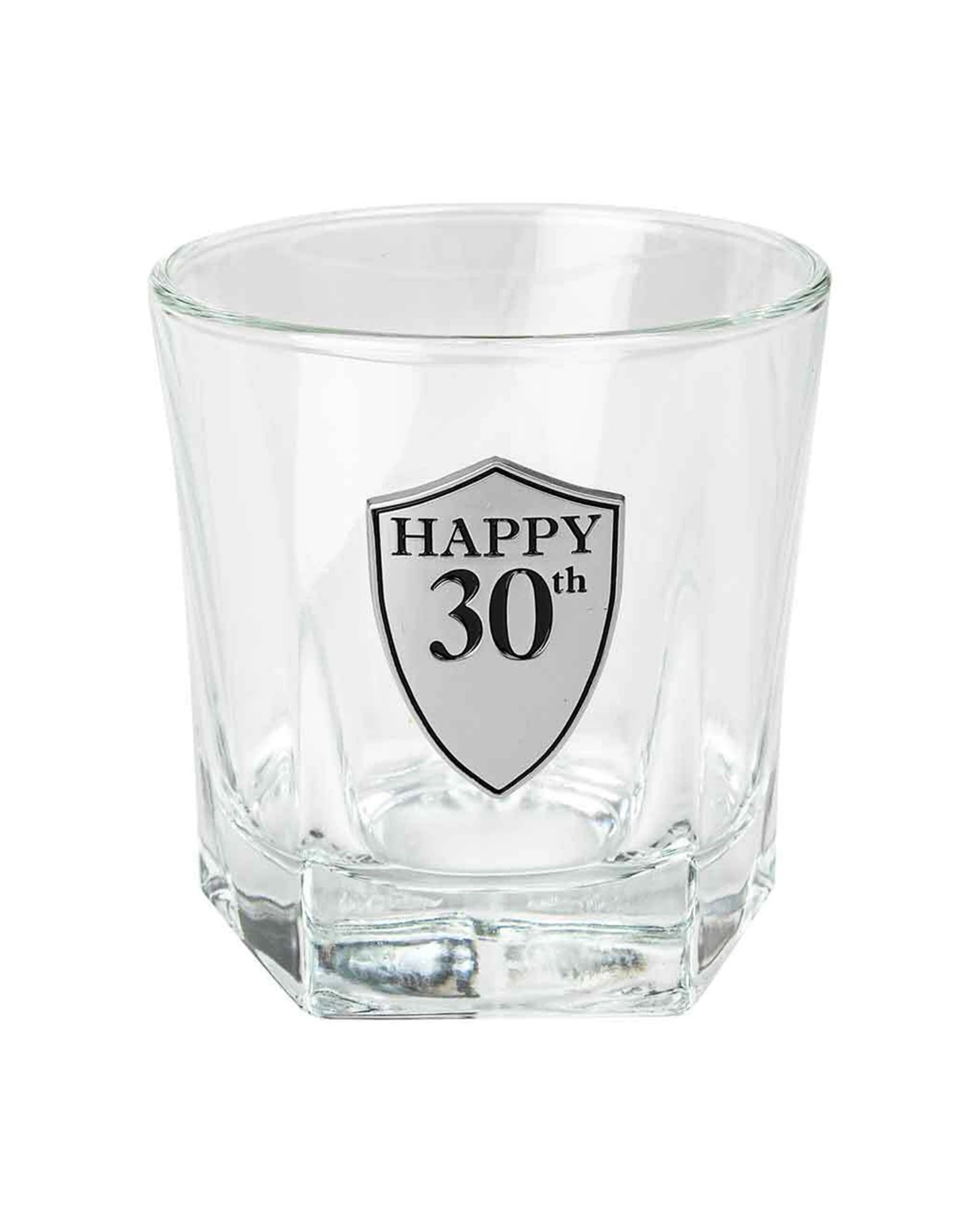 1 LMD Birthday 30th Whisky Glass 210ml Tumbler Drinking Cup - Clear, 1 of 1
