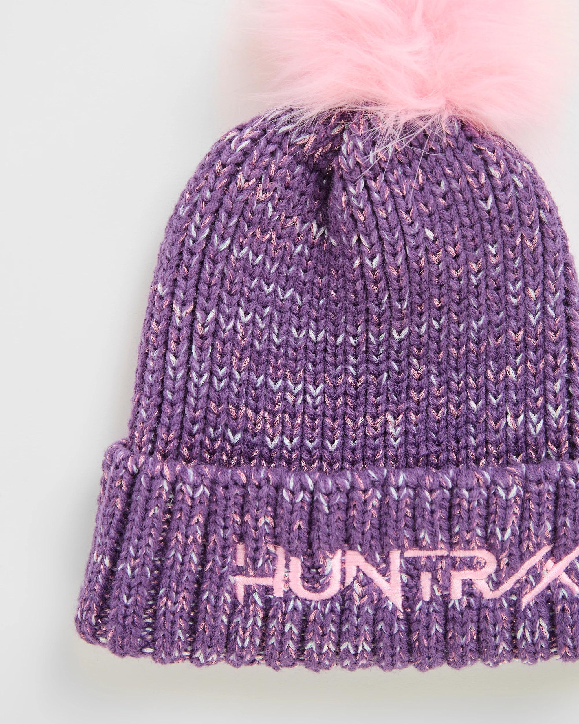 2 KPop Demon Hunters Sparkle Beanie PURPLE, 2 of 3