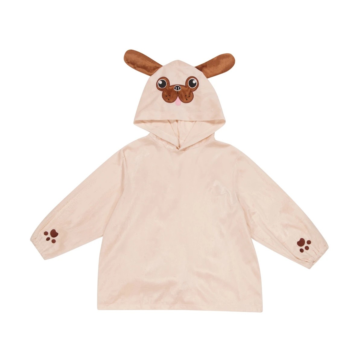 6 Pug Hood Pullover Costume - Ages 4-6, 6 of 10