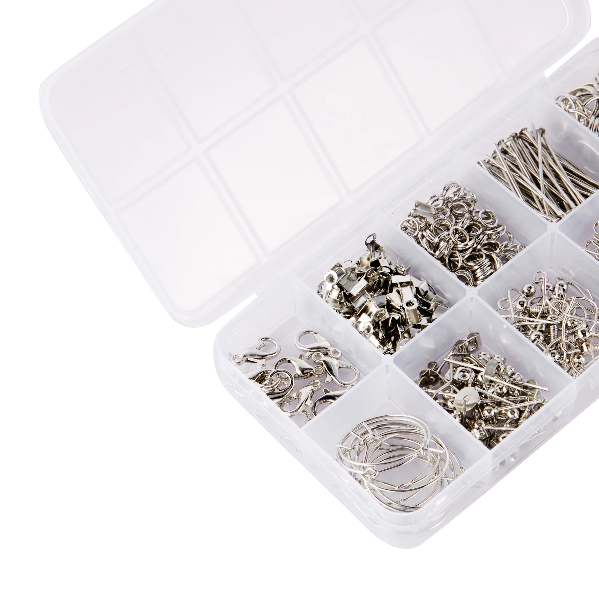6 Jewellery Making Set - Silver Look, 6 of 8