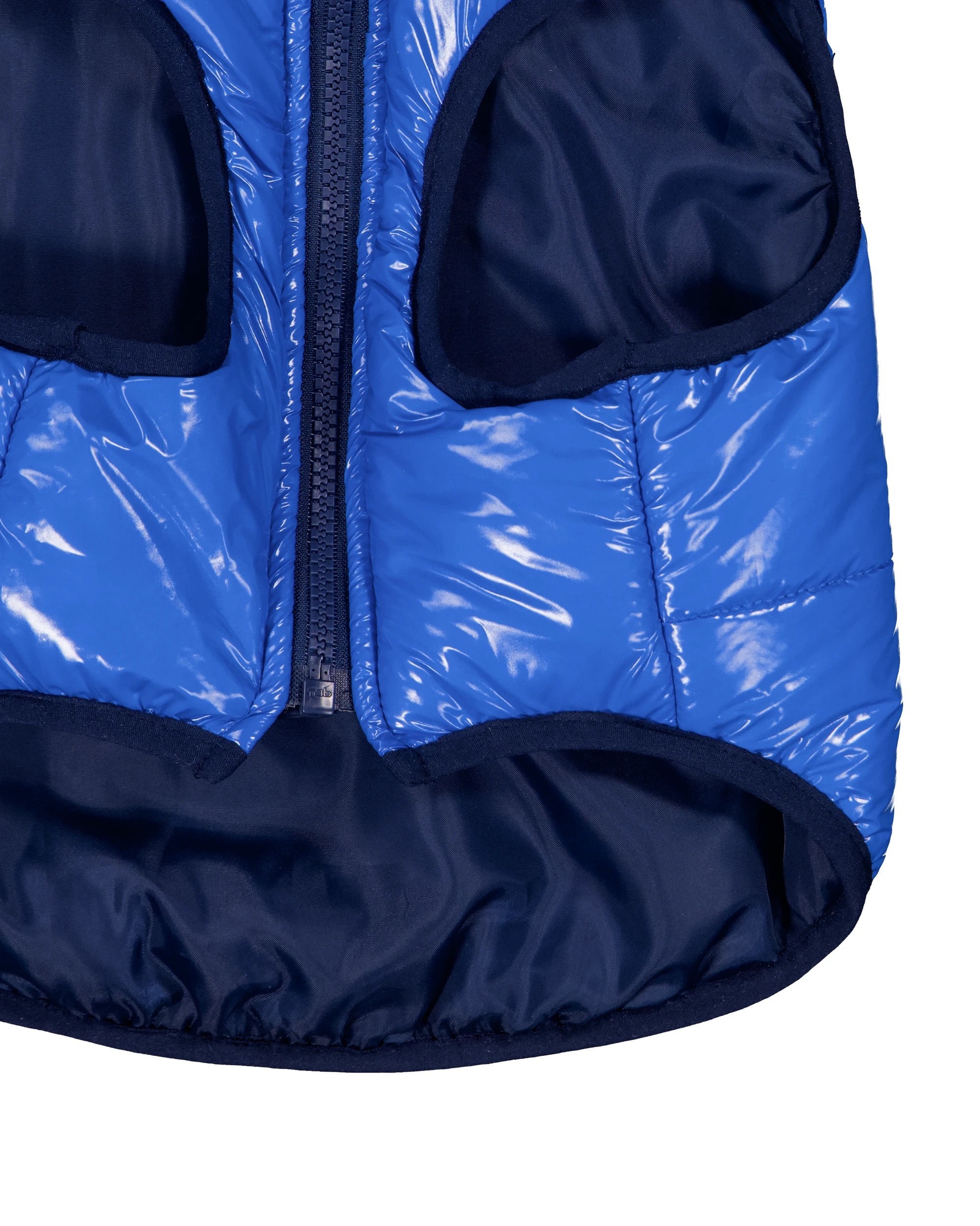 8 Pet Shine Puffer - Medium, Blue and Navy, 8 of 10