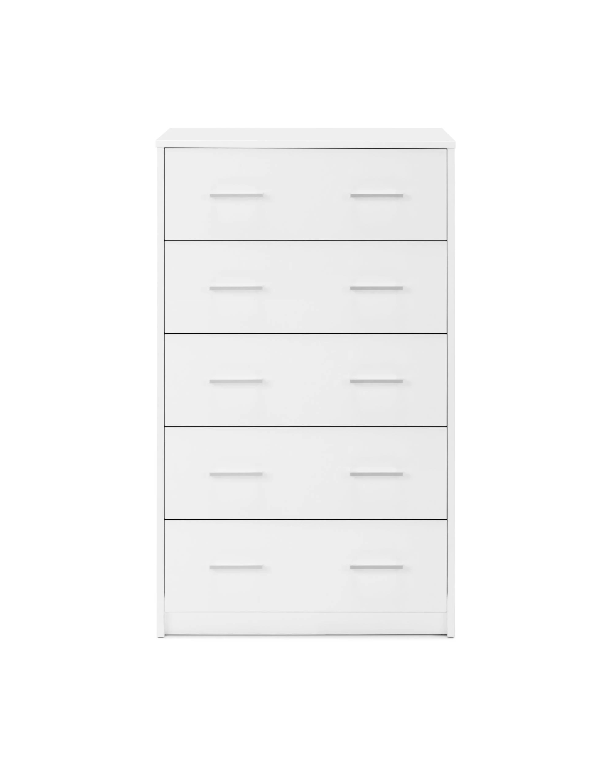 4 Kodu Chest 5 Drawers Tallboy Storage Dresser Storage Cabinet - White, 4 of 9