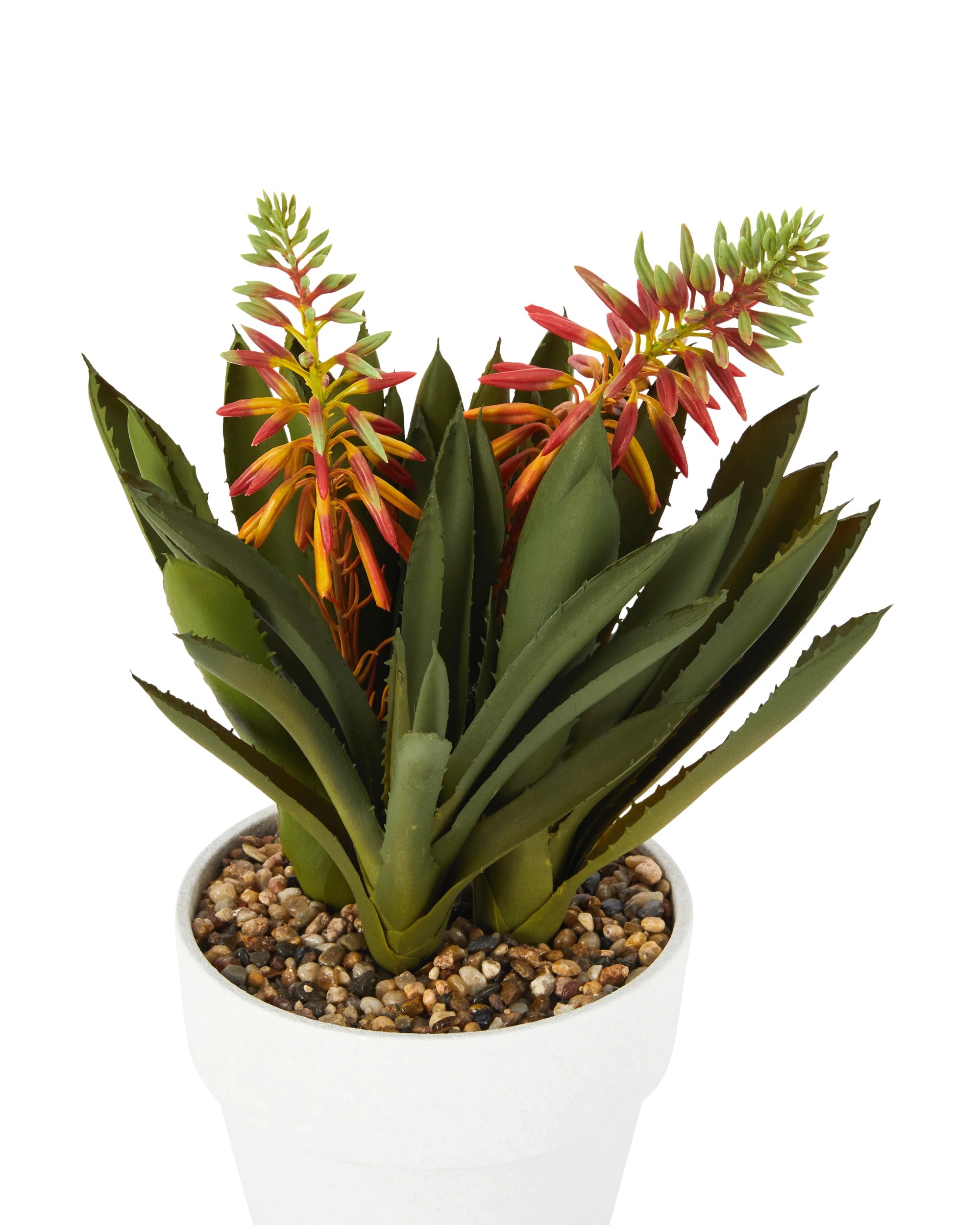 2 Artificial Aloe Flower in Vase, 2 of 3