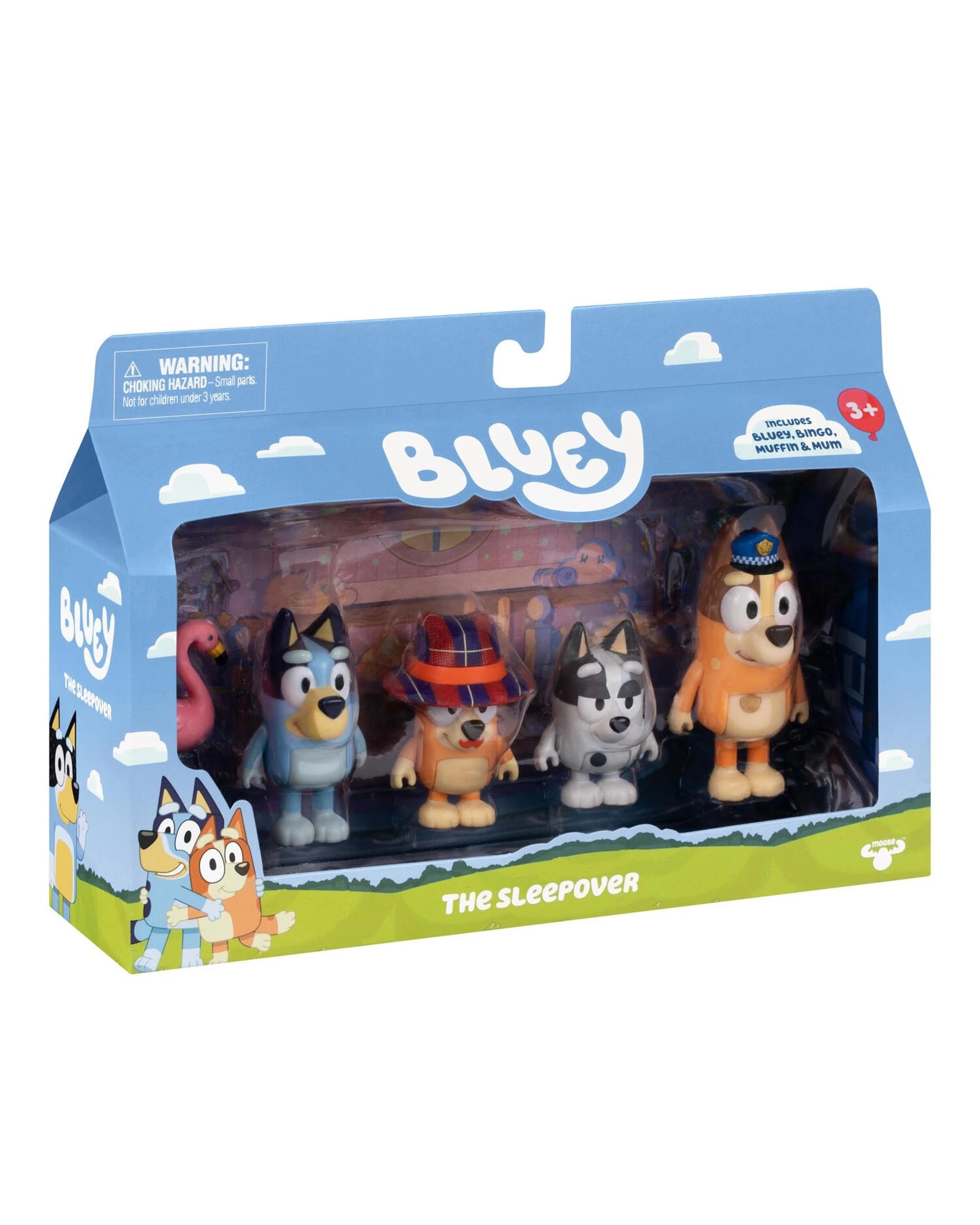5 Bluey Series 15 The Sleepover Figure 4 Pack, 5 of 5