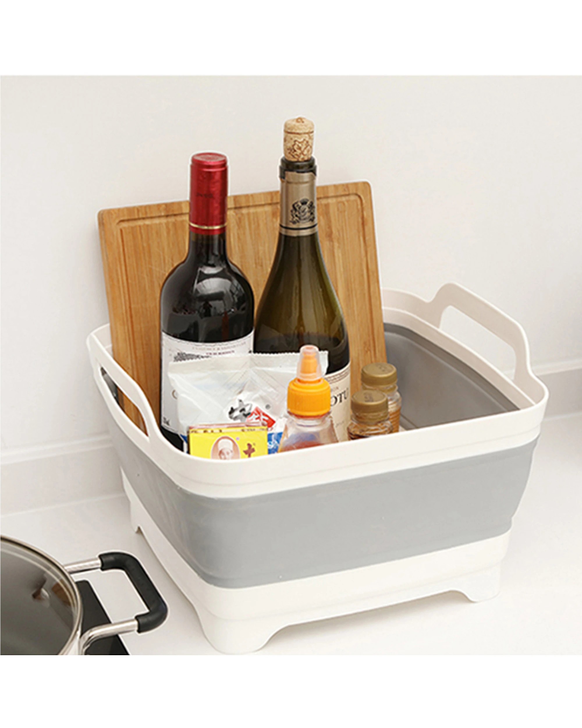 3 BR Home Collapsible Strainer and Storage Basket for Fruits and Vegetables, 3 of 9