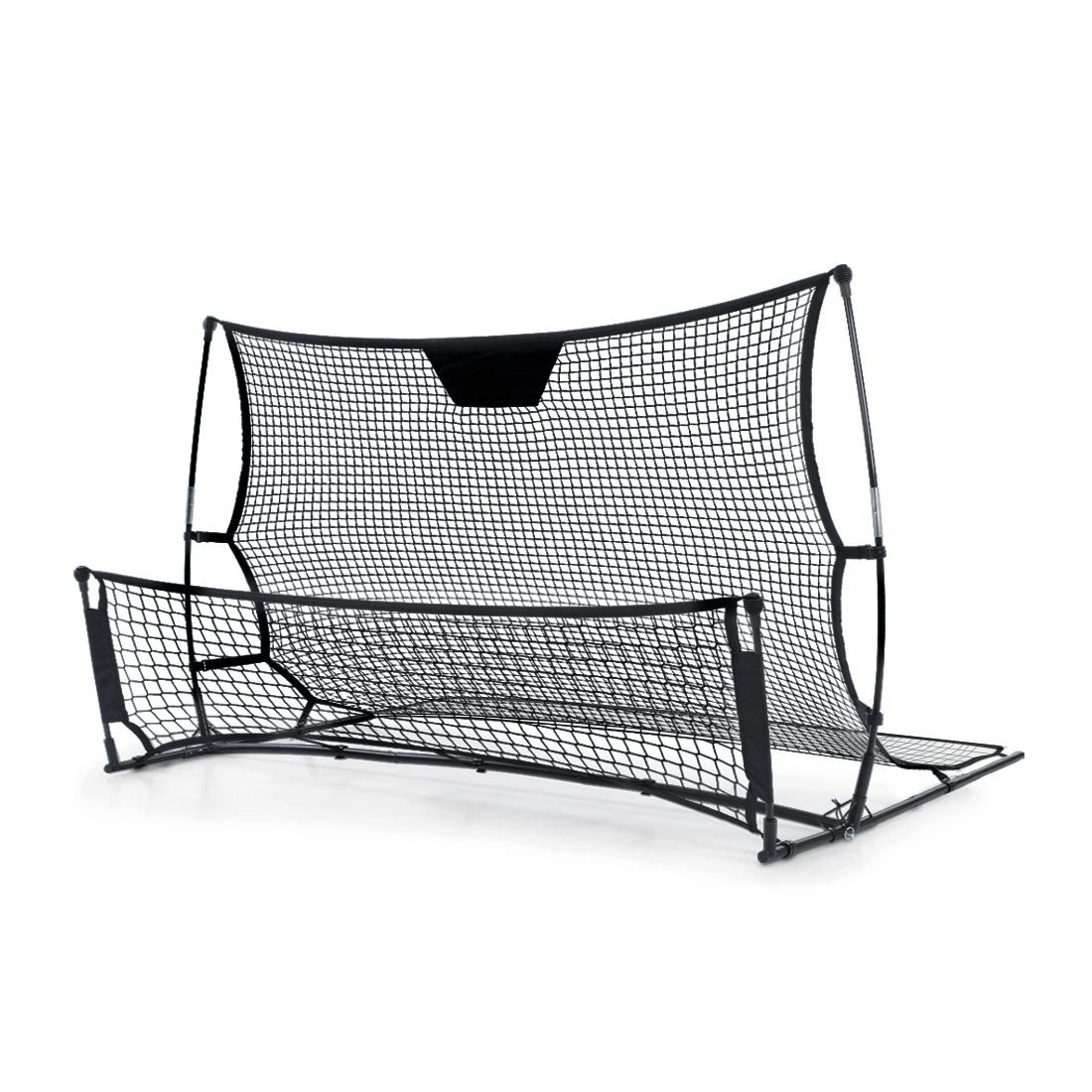 1 Everfit 2.1m Football Soccer Net Portable Goal Net Rebounder Sports Training - Black, 1 of 2