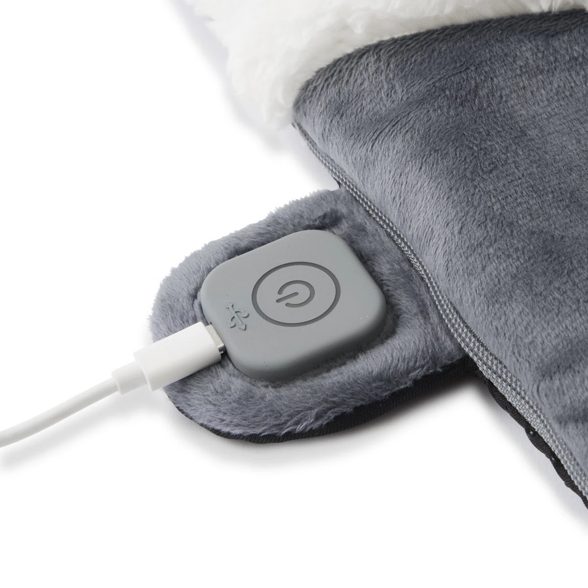 7 Heated Foot Warmer - Grey, 7 of 10