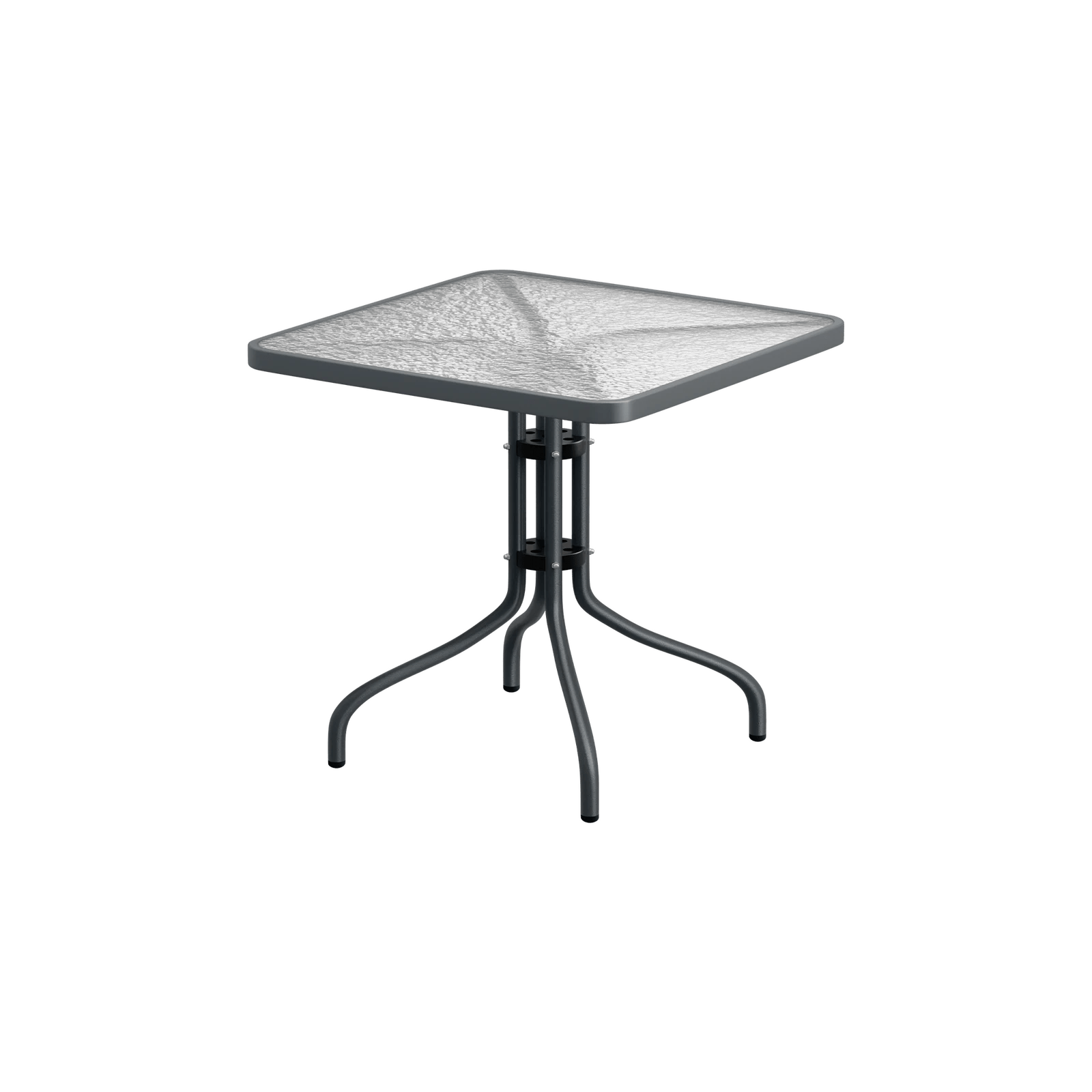 9 Alfordson Outdoor Furniture Patio Coffee Side Table Garden 60CM Square - Grey, 9 of 9