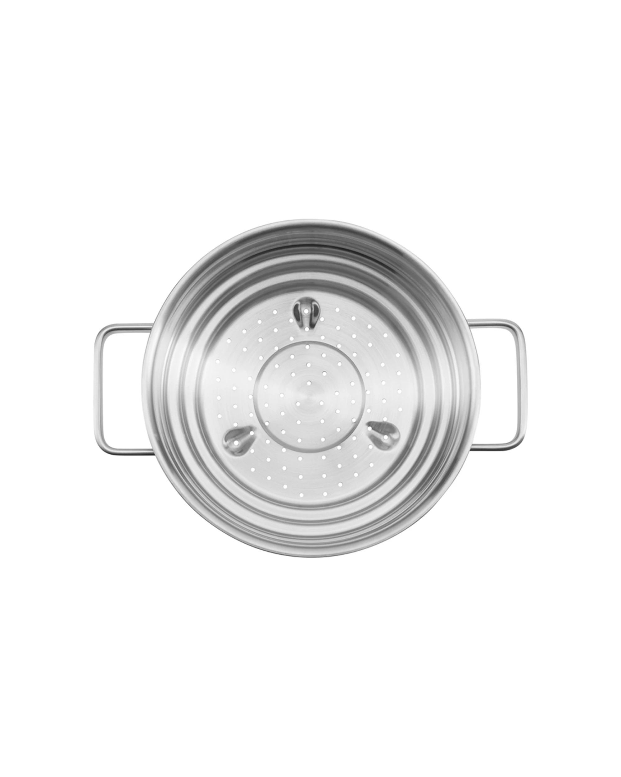 2 Woll 18/10 Stainless Steel Universal Steamer 16cm/18cm/20cm - Silver, 2 of 3