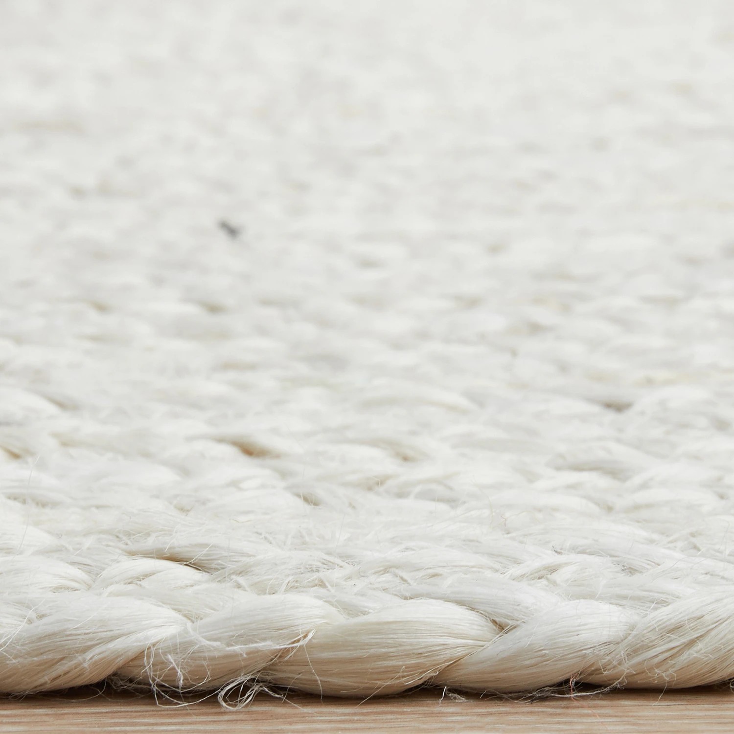 7 Common Ground Rugs Shoreline White 220x150cm - Medium Oval Hand Braided Jute Rug - Natural, 7 of 9