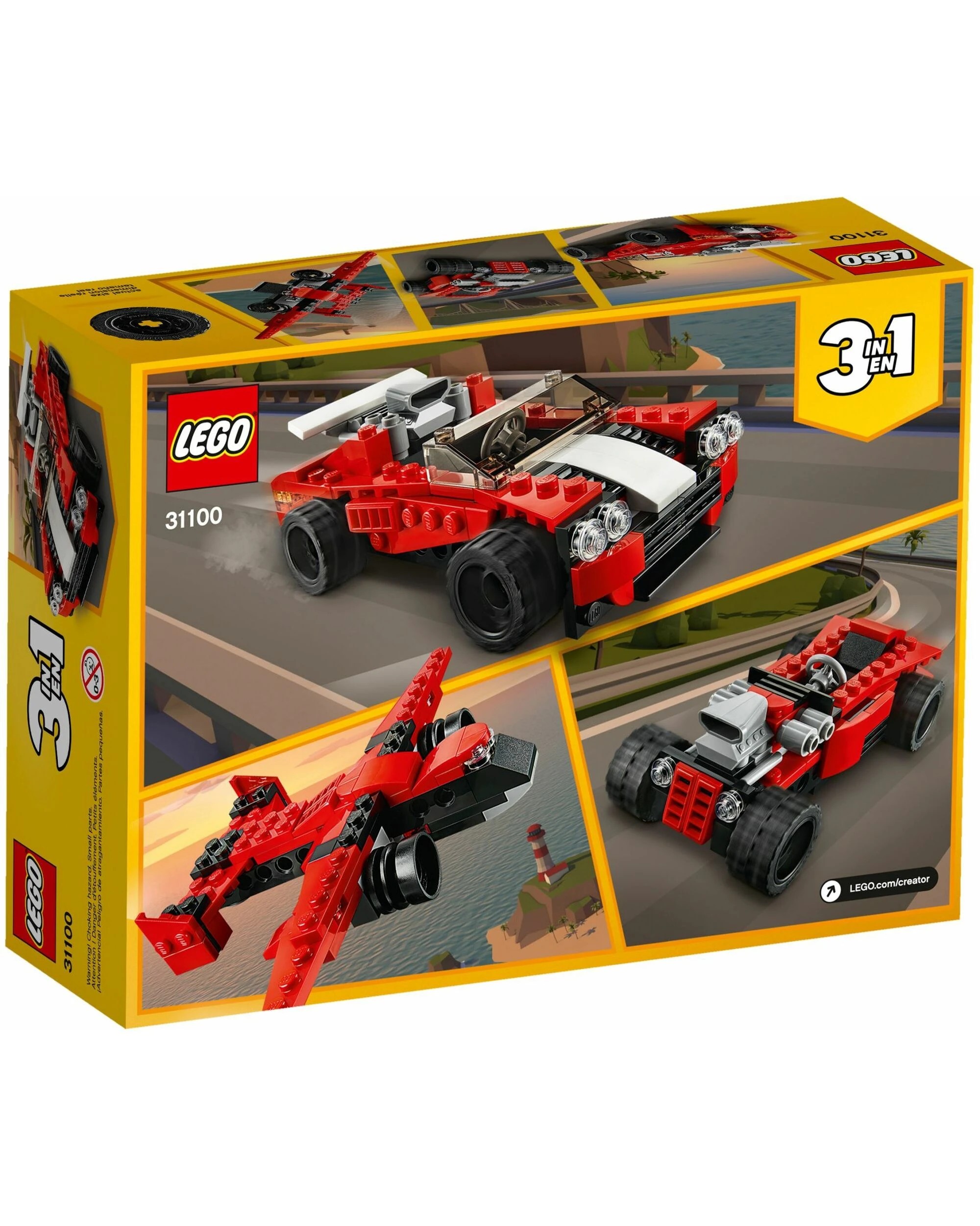 4 LEGO Creator Series 31100: Sports Car, 4 of 4