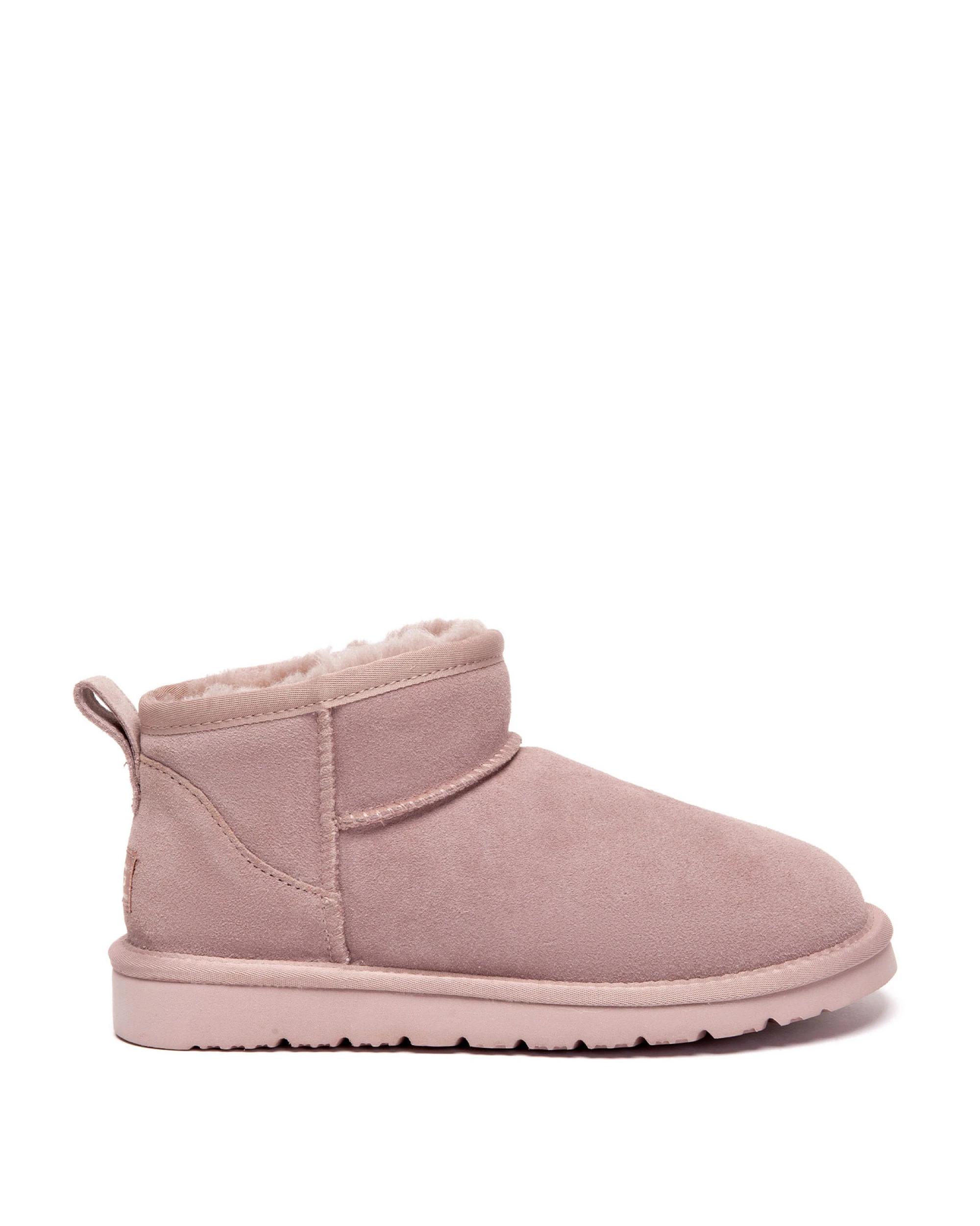 1 Australian Shepherd UGG Unisex Julia Cow Suede Boots DAWN PINK, 1 of 5