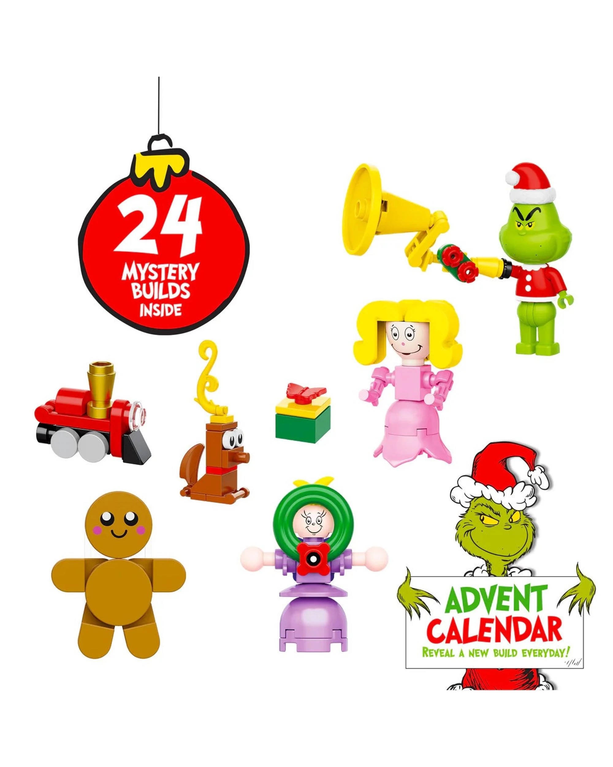 5 Brickcraft Dr Seuss The Grinch 24 Days of Grinchmas Advent Calendar Building Set 277 Pieces, 5 of 7