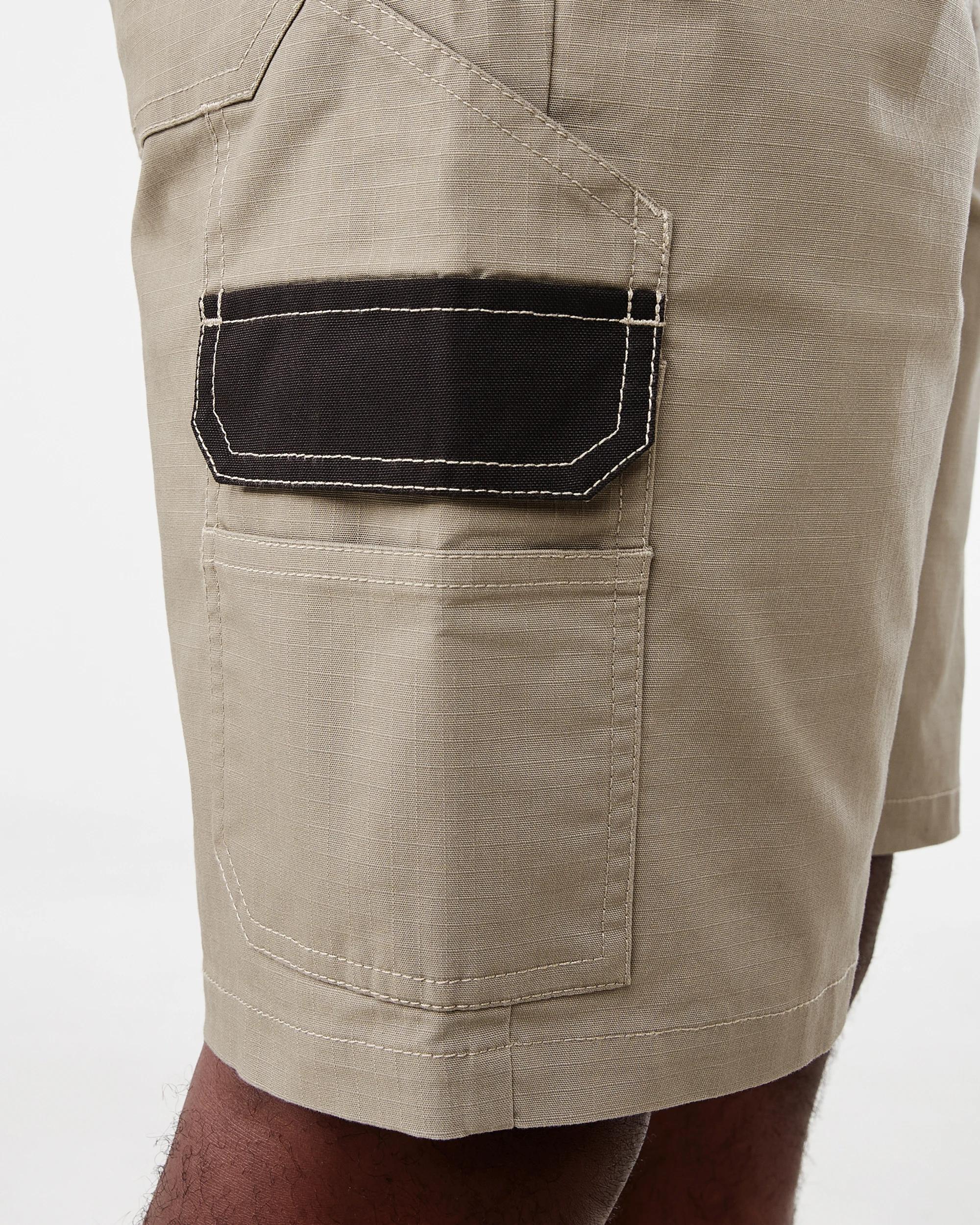 5 Workwear Ripstop Stretch Shorts Bge Mshrm, 5 of 9