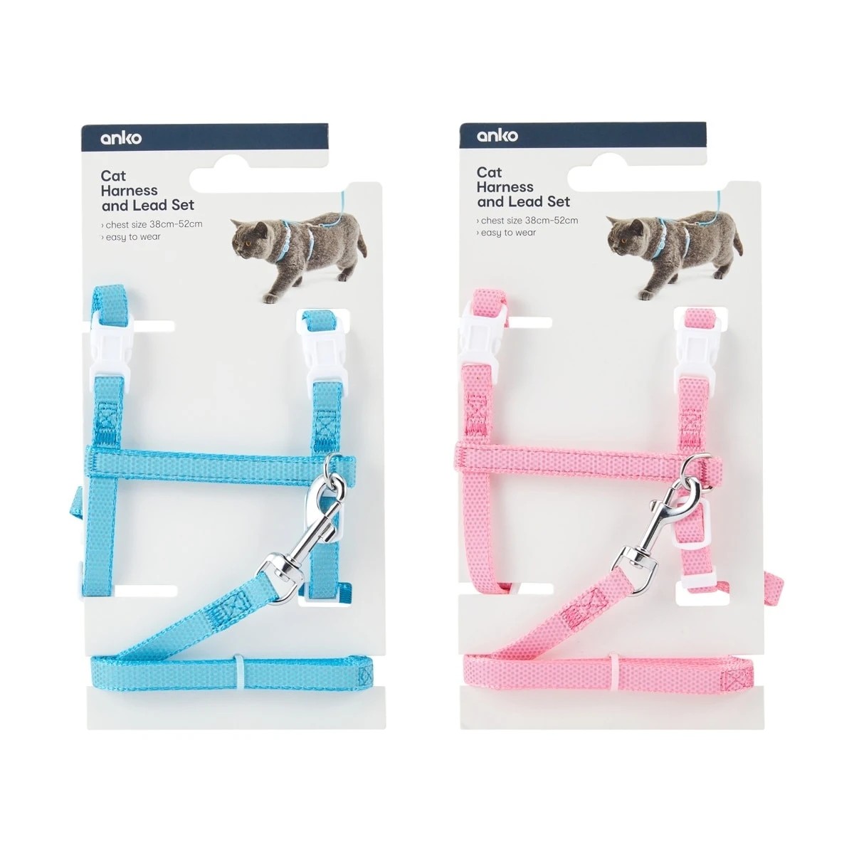 10 Cat Harness and Lead Set - Assorted, 10 of 10