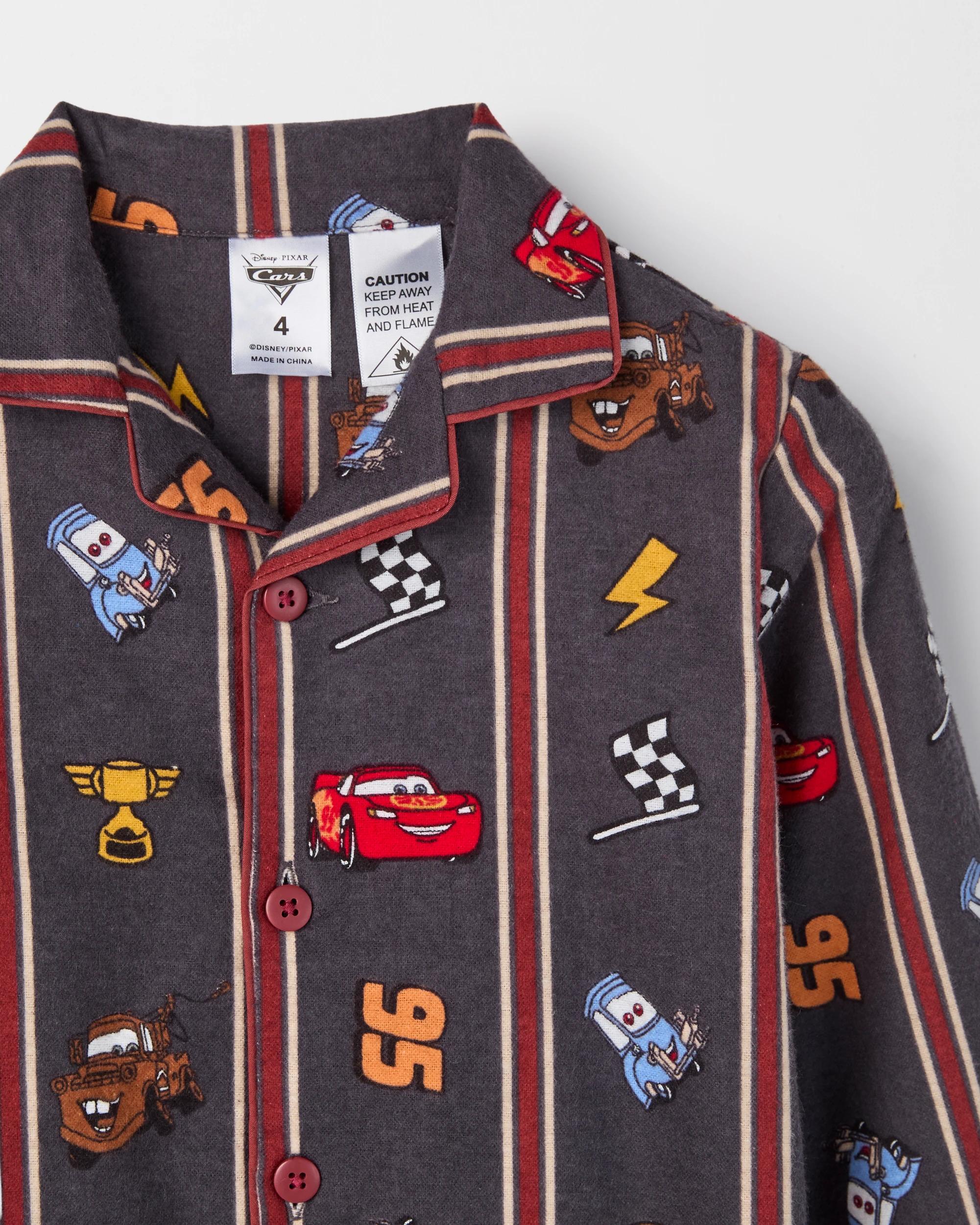 3 Disney Cars Australian Cotton Flannelette Yonger Boys Pyjama Set CARS, 3 of 4