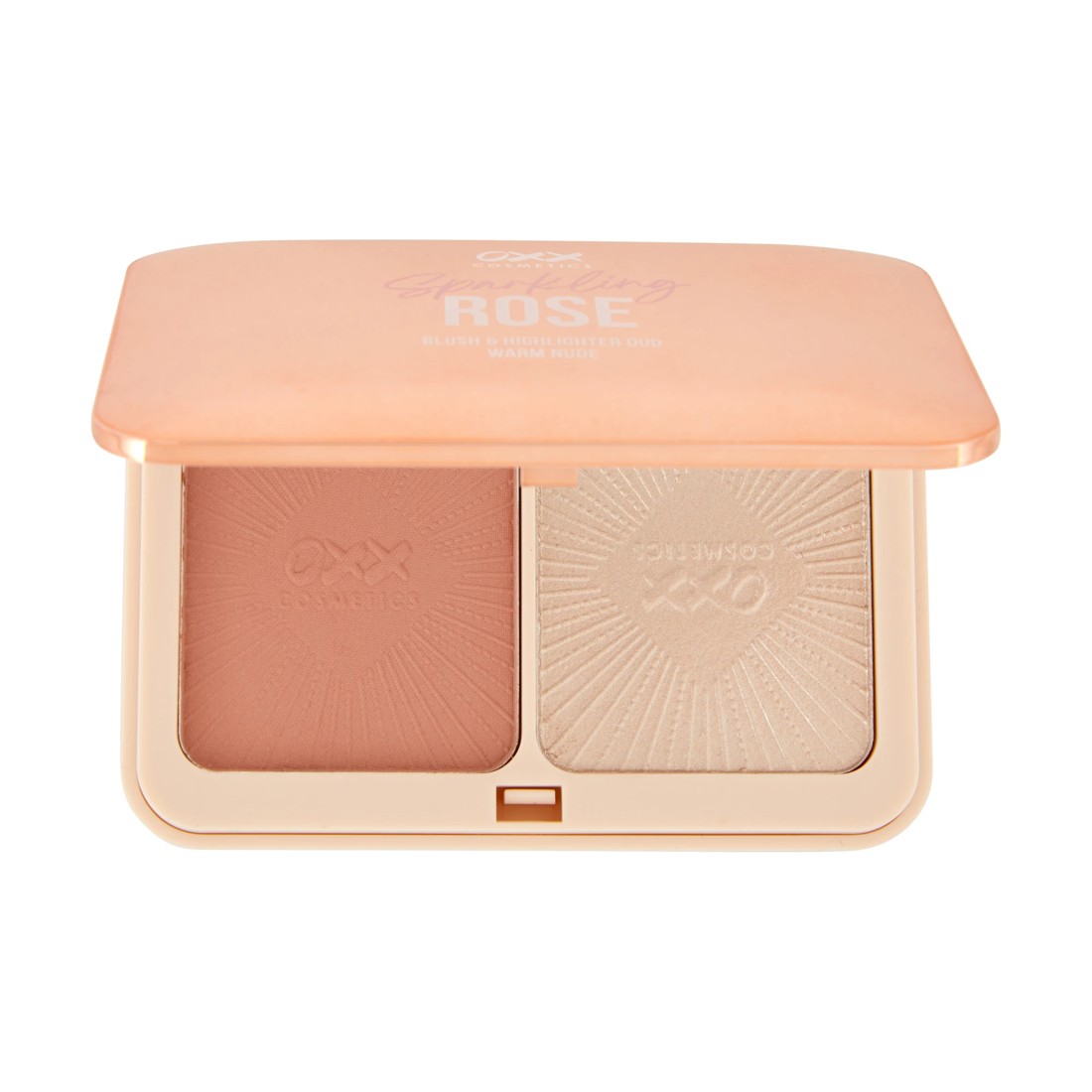 3 OXX Cosmetics Sparkling Rose Blush and Highlighter Duo - Warm Nude, 3 of 5