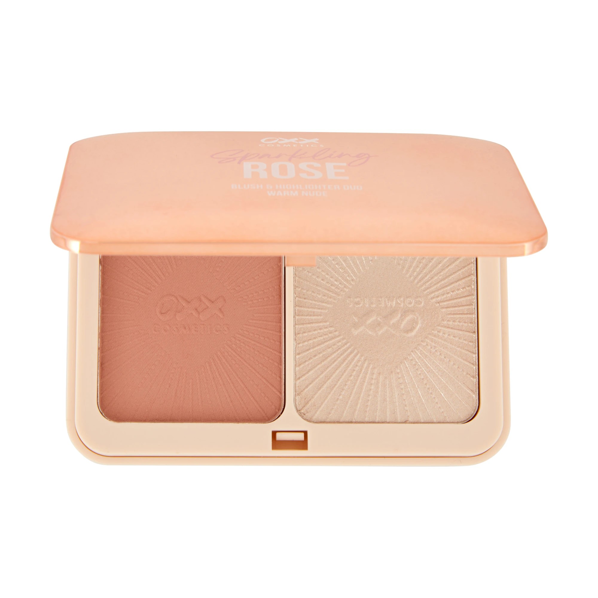 3 OXX Cosmetics Sparkling Rose Blush and Highlighter Duo - Warm Nude, 3 of 5