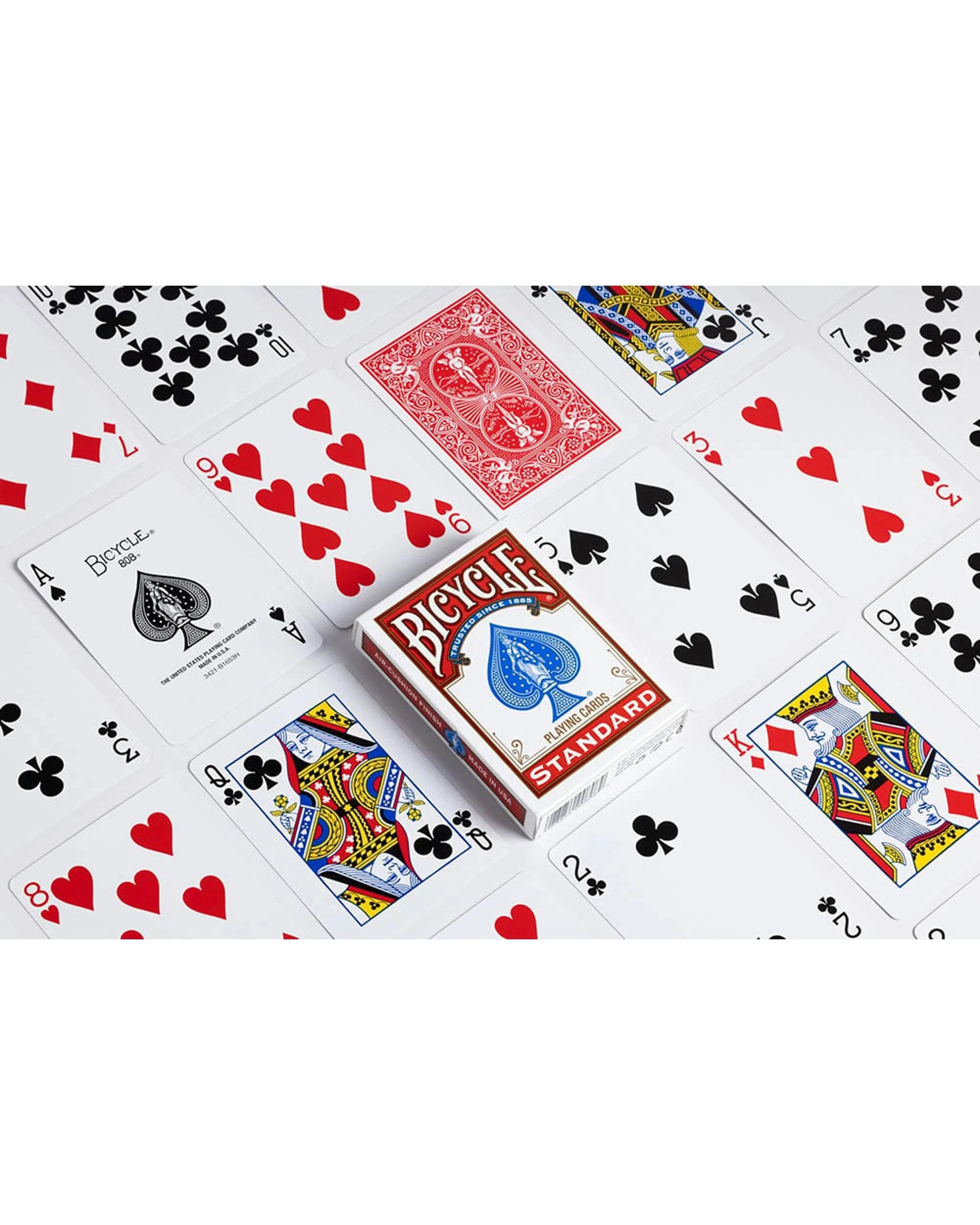 3 Bicycle Standard Playing Cards Red and Blue Assorted, 3 of 4