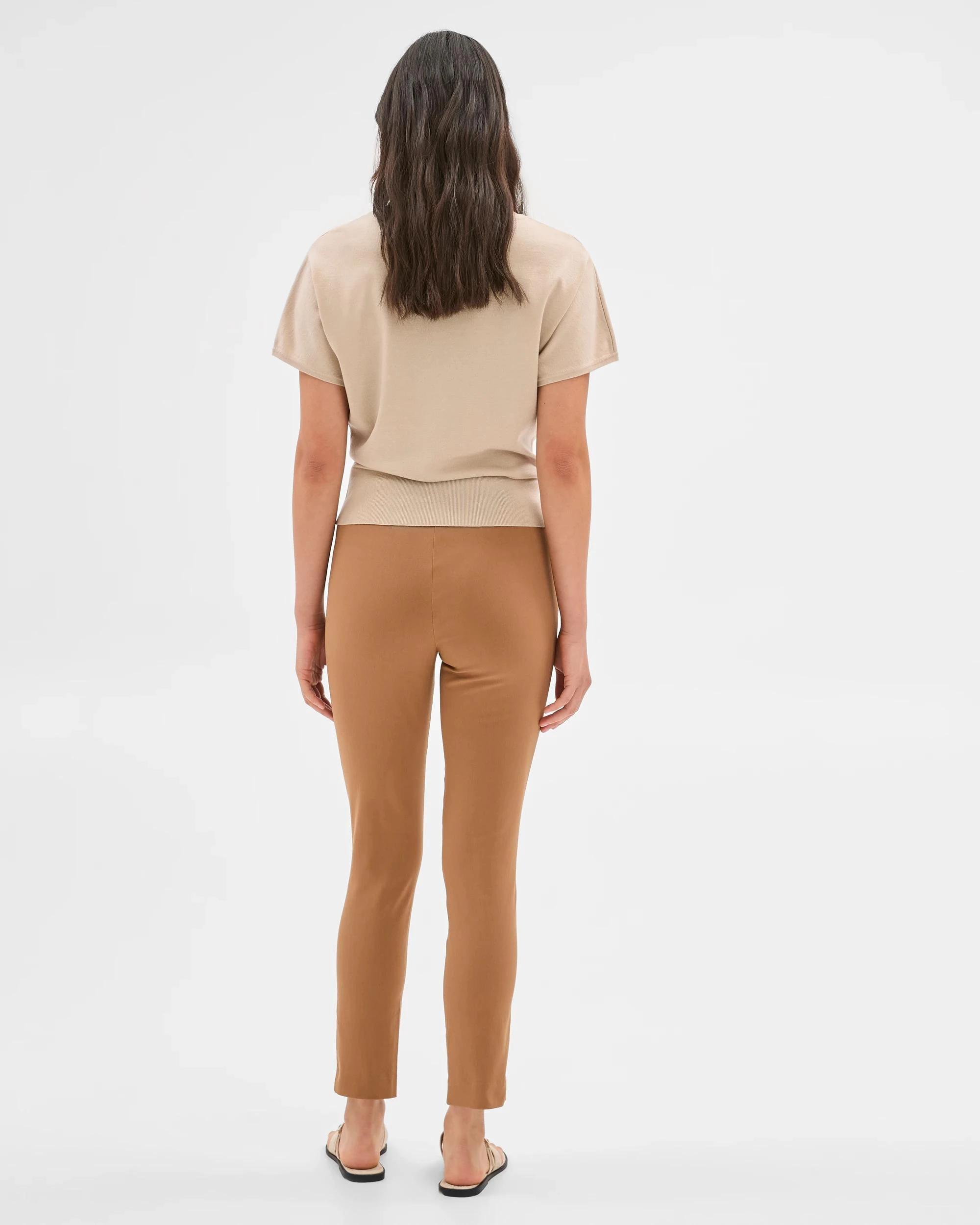 6 Preview Carrie Bengaline Ankle Length Pants TIGER EYE, 6 of 6