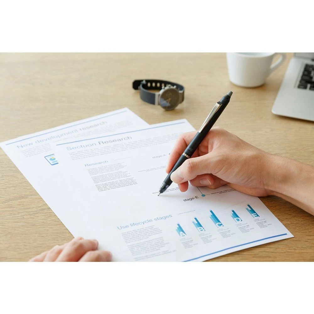 5 PILOT FriXion Zone Erasable Gel Pen 0.5mm Beige Barrel, 5 of 7