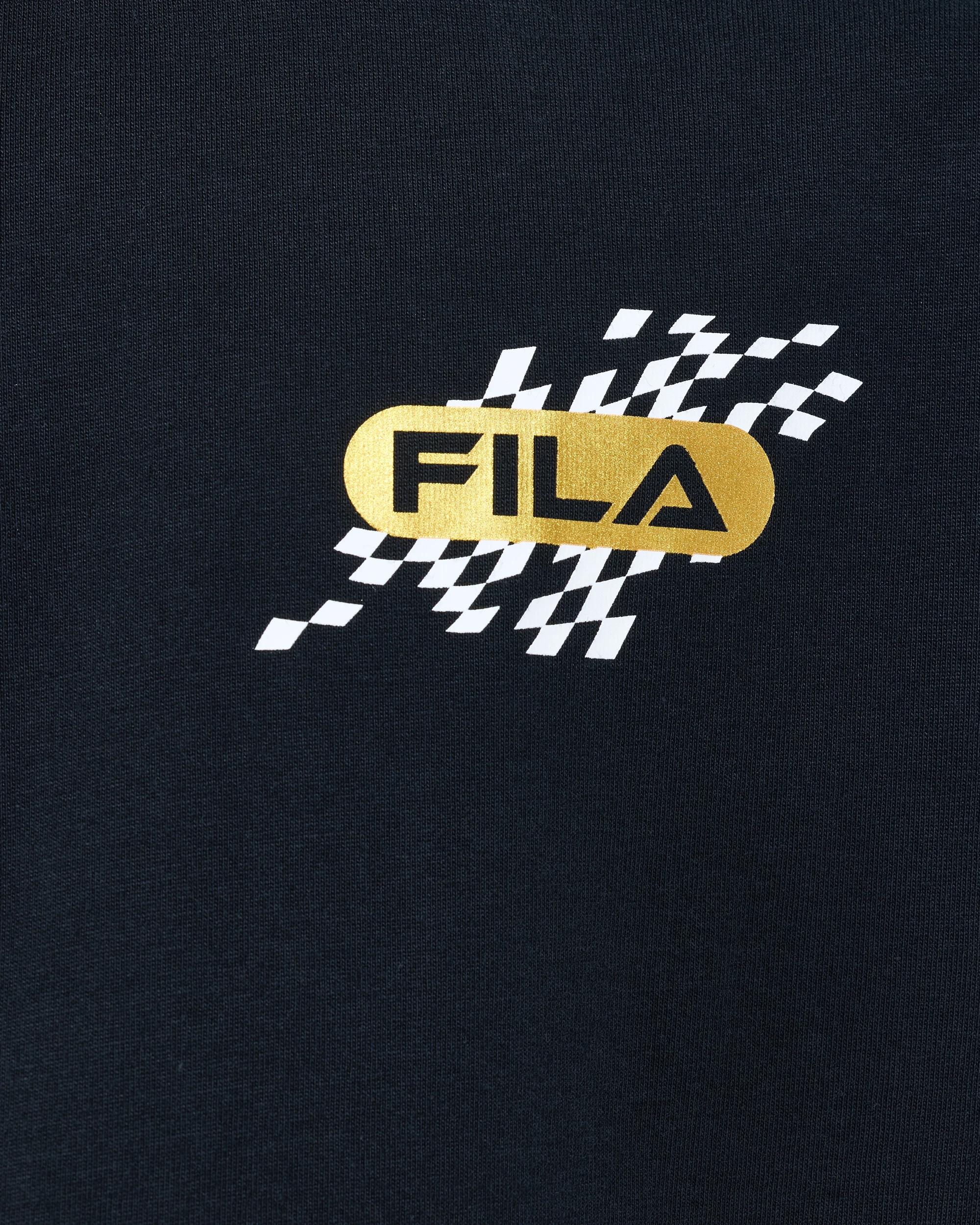 6 Fila Australian Cotton Hunter Short Sleeve T-Shirt BLACK, 6 of 7