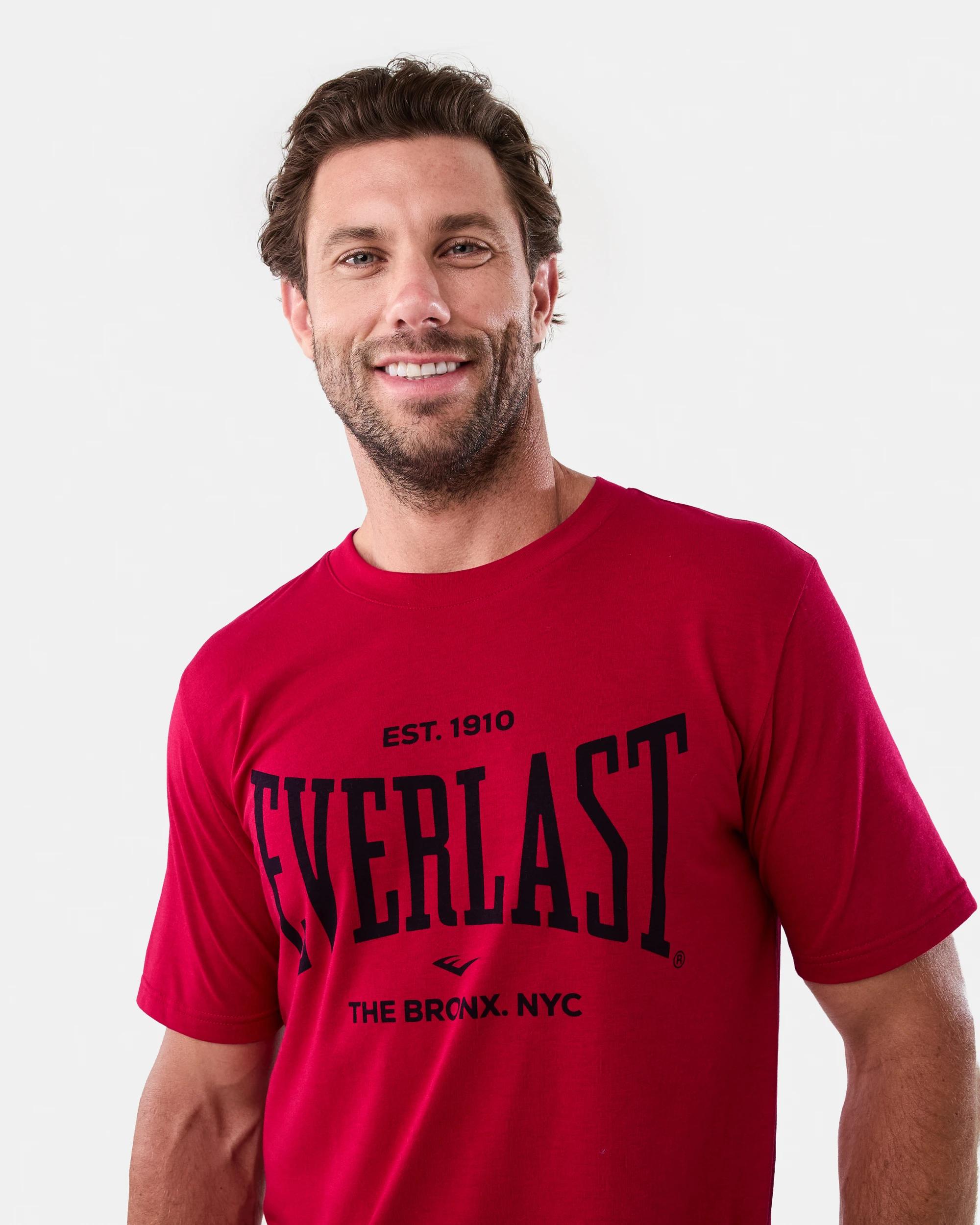 4 Everlast Mens Bronx T-shirt Team Red, 4 of 7