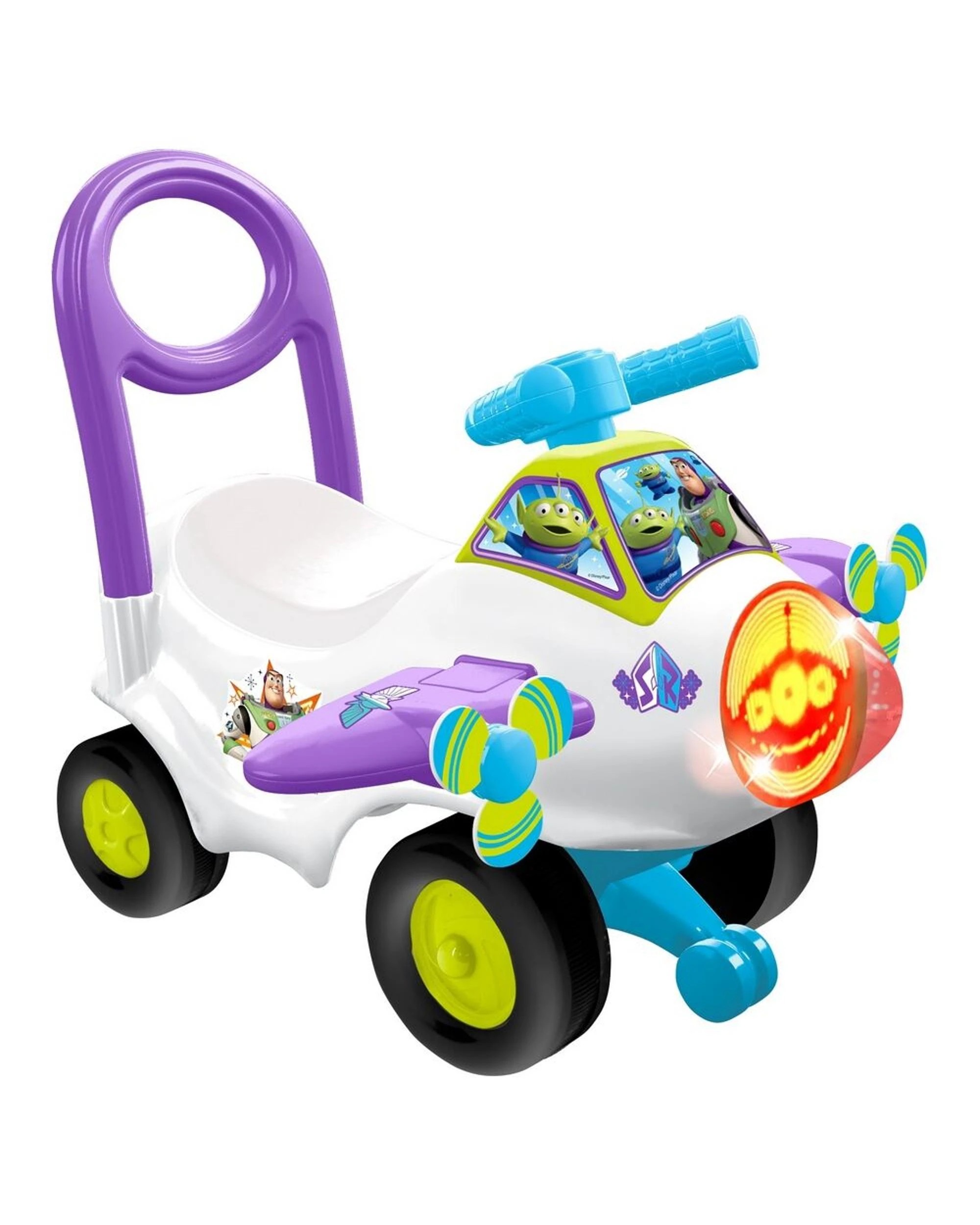 1 Disney Pixar Toy Story Buzz Lightyear Animated Lights Activity Plane Ride-On, 1 of 4