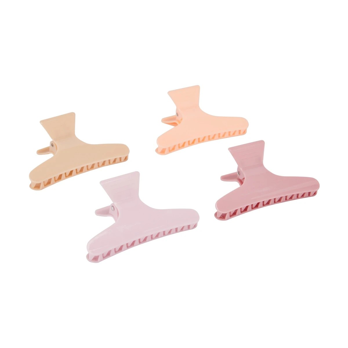 2 OXX Haircare 4 Pack Pastel Salon Claw Hair Clips, 2 of 6